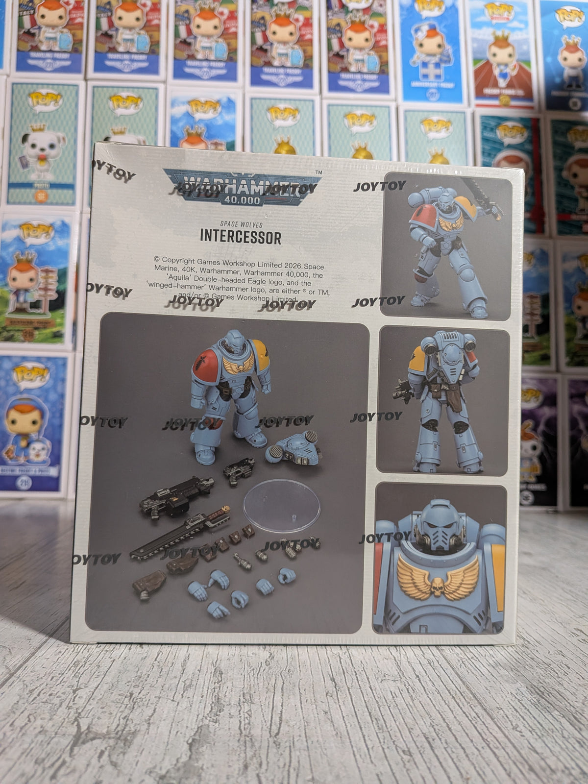 JoyToy Warhammer 40k - Space Marines Space Wolves Intercessor (12.3cm)