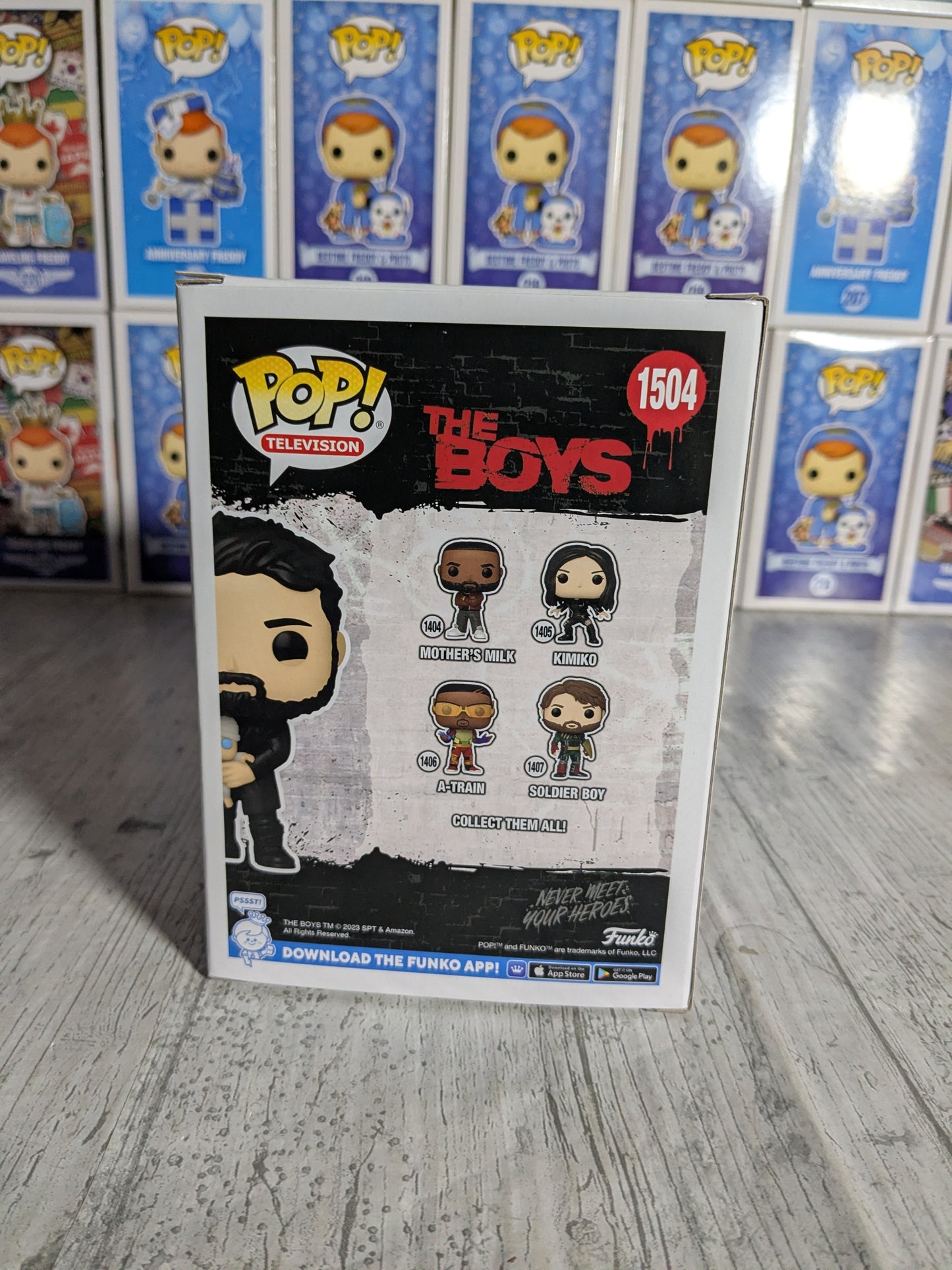 Funko pop The Boys #1504 - Billy Butcher with Laser Baby (NMG)