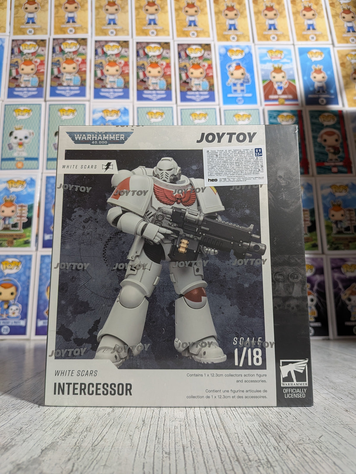 JoyToy Warhammer 40k - Space Marines White Scars Intercessor (12.3cm)