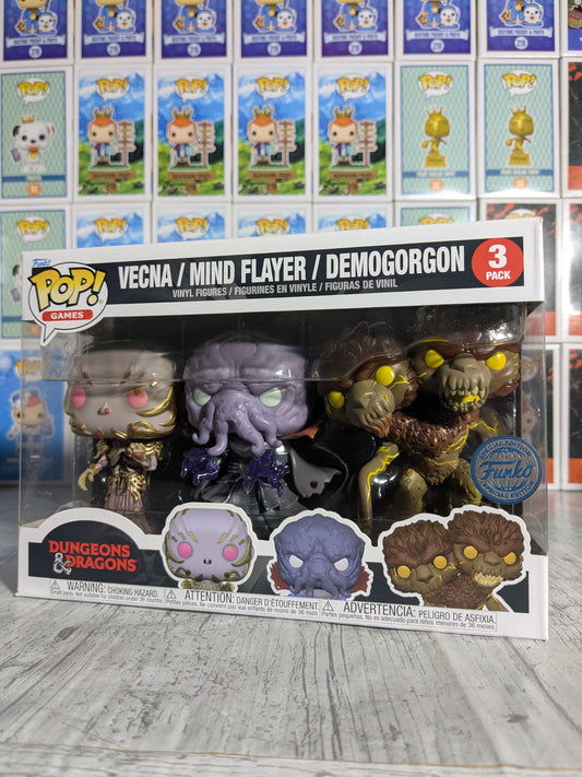 Funko pop : Vecna / Mind Flayer / Demogorgon