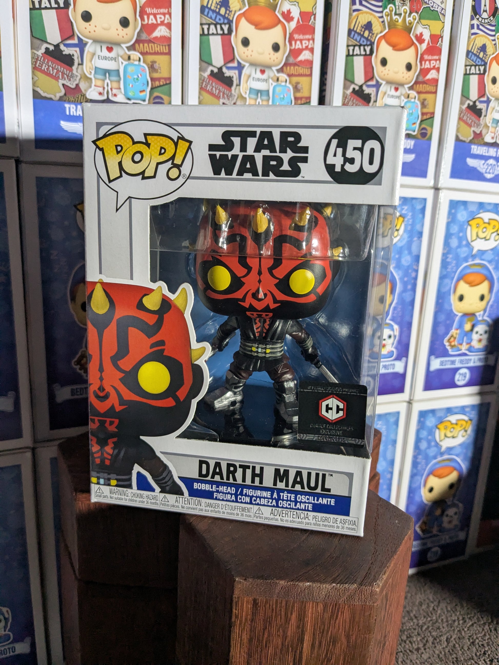 Funko pop 450 : Darth Maul (CCE/Damaged Box) - CapyToys