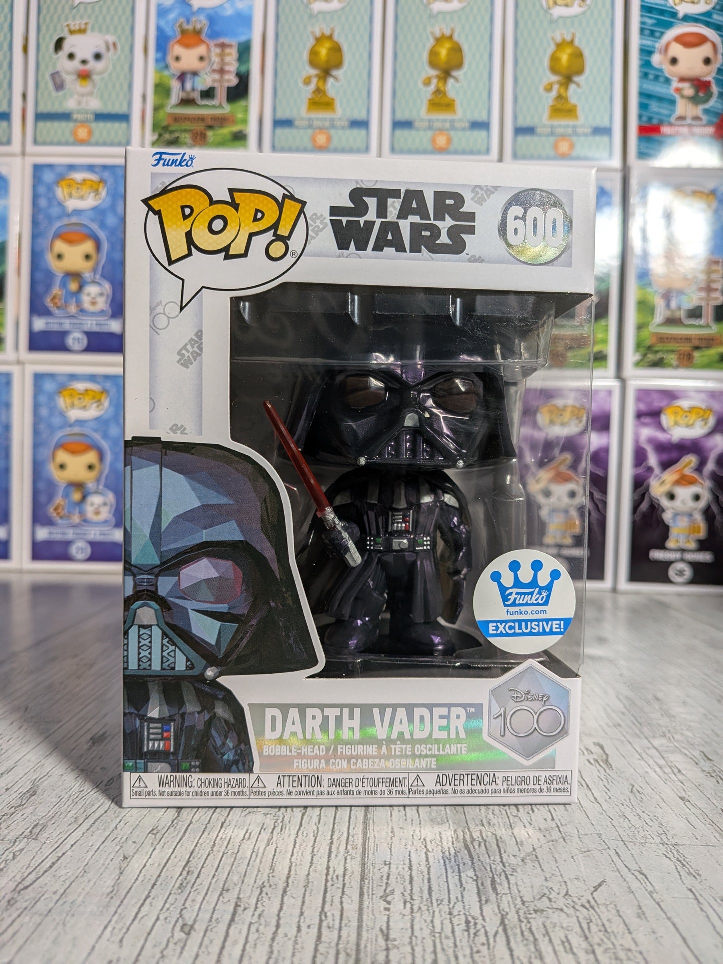 Funko Pop Star Wars Disney 100 #600 - Darth Vader (Facet)