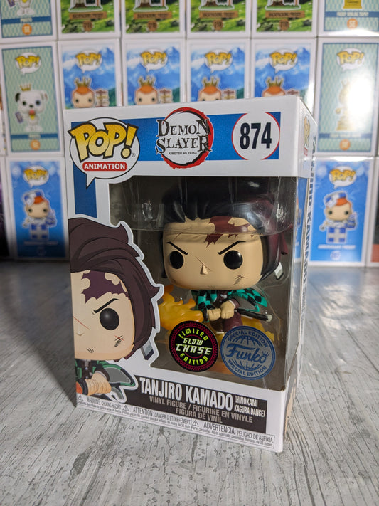 Funko pop 874 : Tanjiro Kamado Hinokami Kagura Dance (Chase)