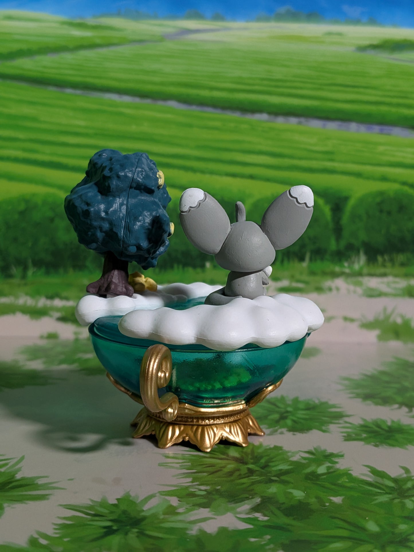 Re-Ment Pokémon - Chinchidou / Minccino - Starrium Dreaming Moonlit Night