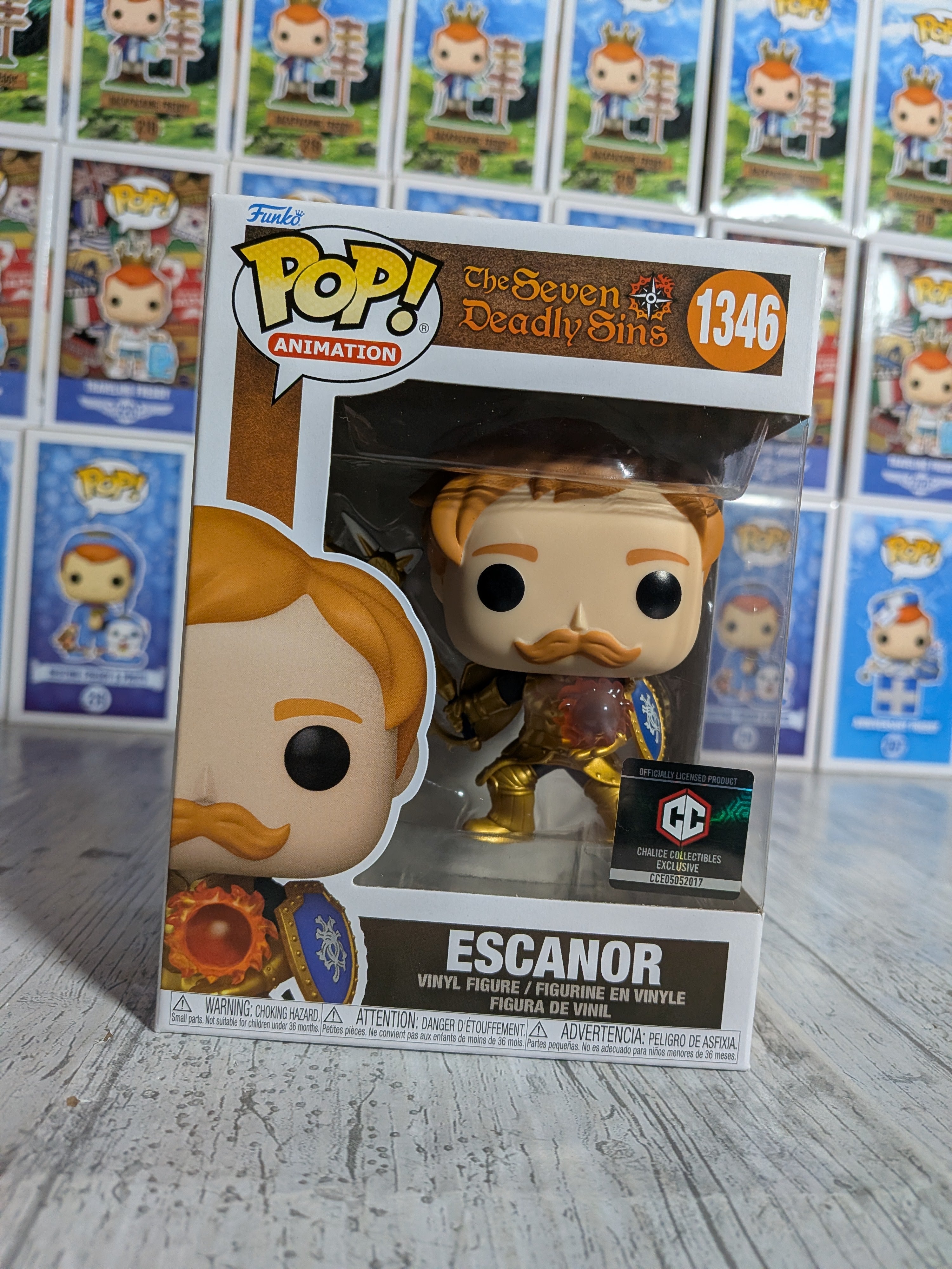 Funko pop The Seven Deadly Sins #1346 - Escanor (CCE) – CapyToys
