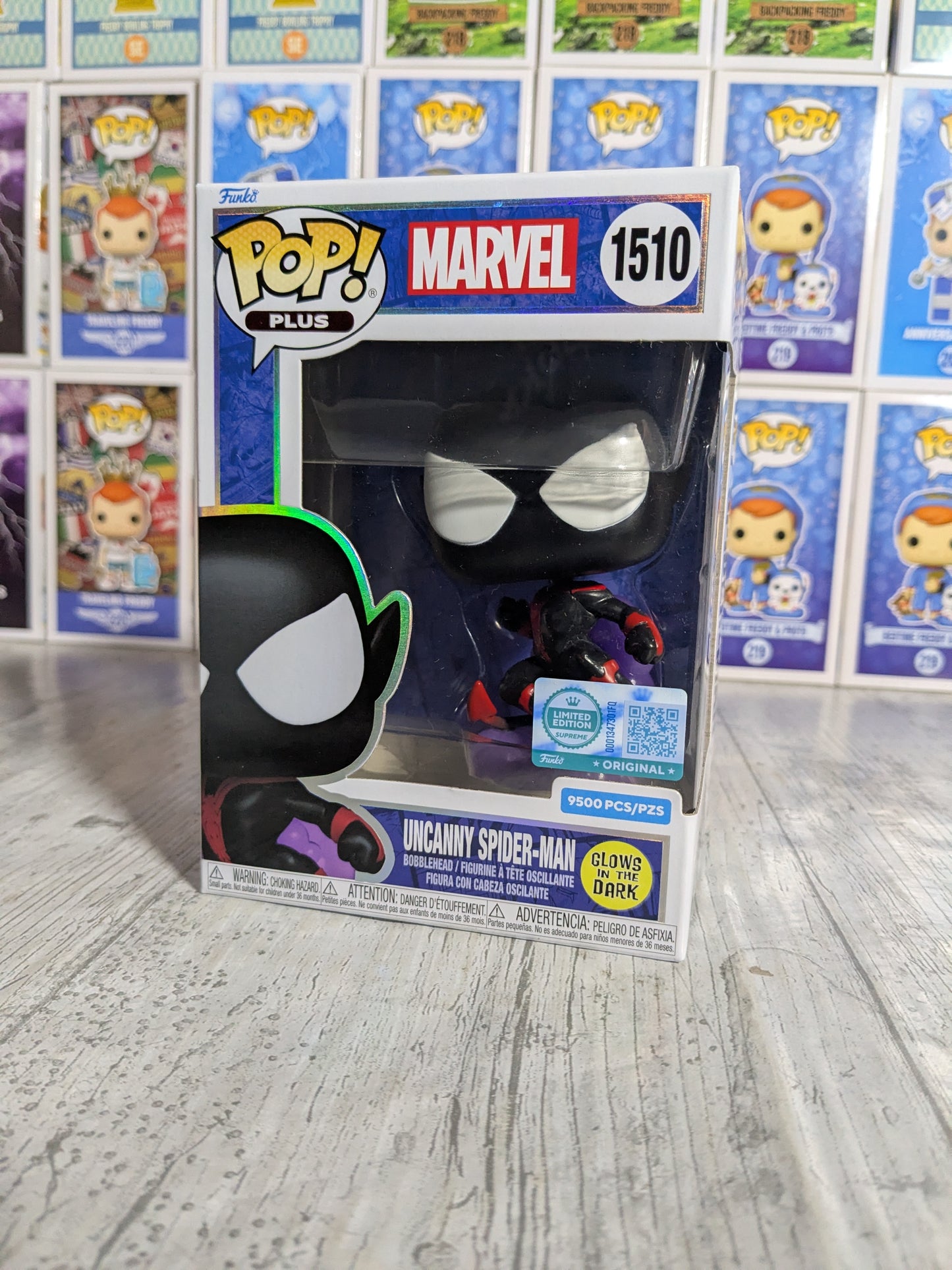 Funko pop Marvel Comics #1510 - Uncanny Spider-Man (Glow/9500PCS)