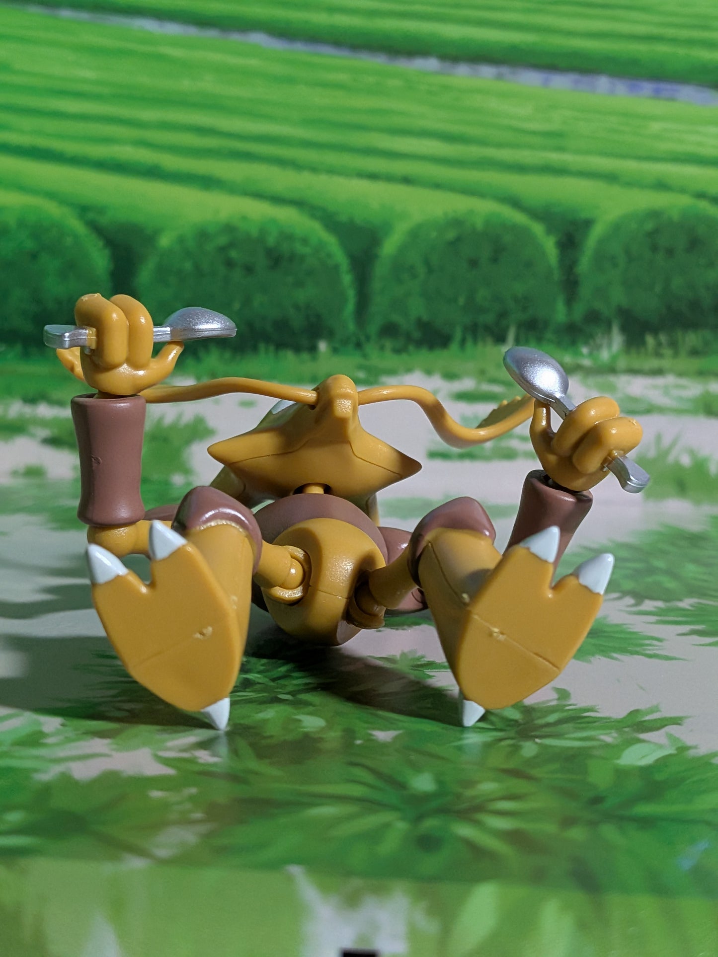 SHODO Pokémon 7 - Alakazam | Alakazam (Figurine articulée + Accessoire)