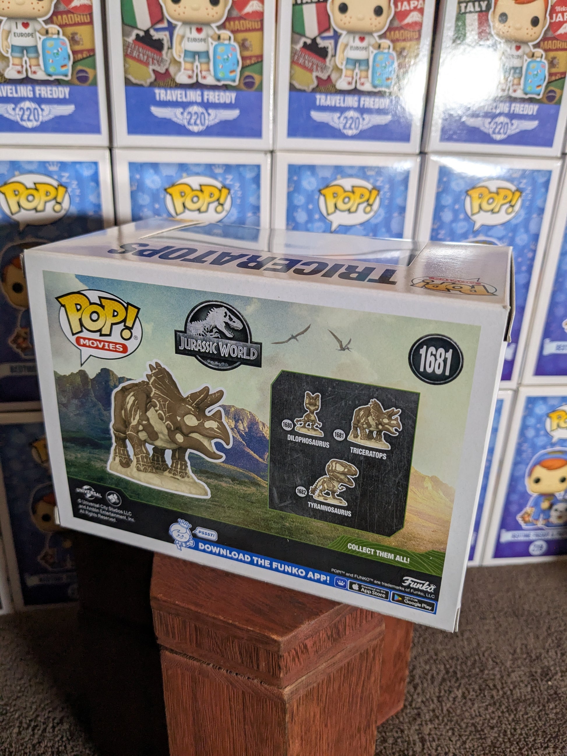 Funko pop 1681 : Triceratops (Fossil) - CapyToys