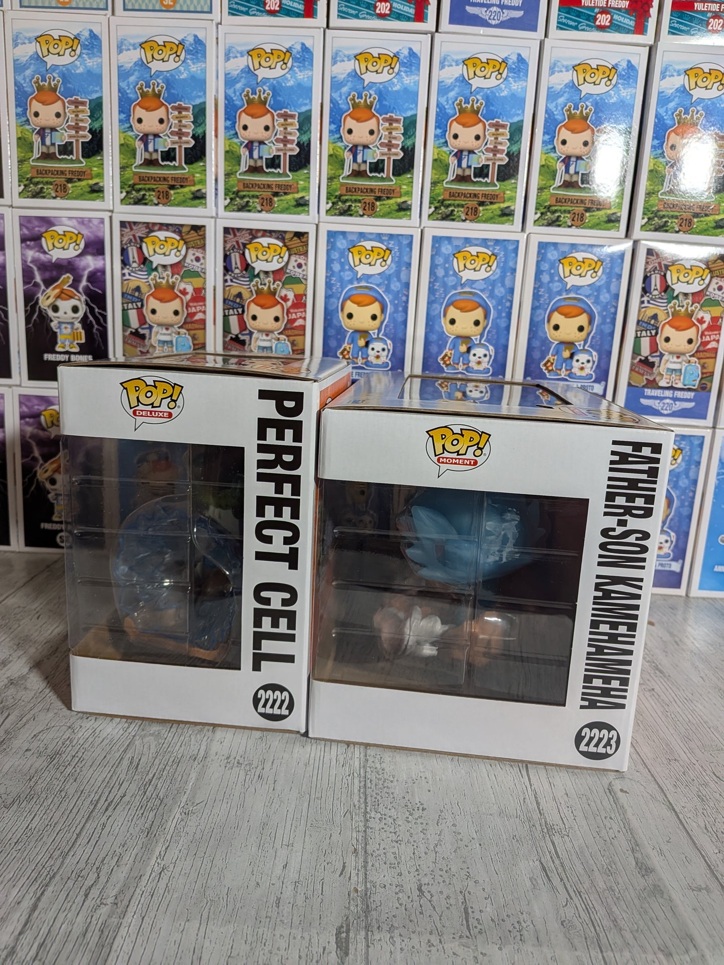 Funko pop Dragon Ball Z - Perfect Cell vs Father-Son Kamehameha