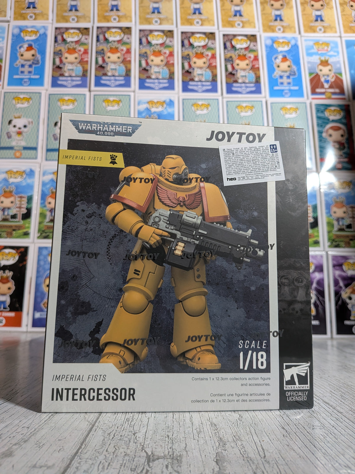 JoyToy Warhammer 40k - Space Marines Imperial Fists Intercessor (12.3cm)