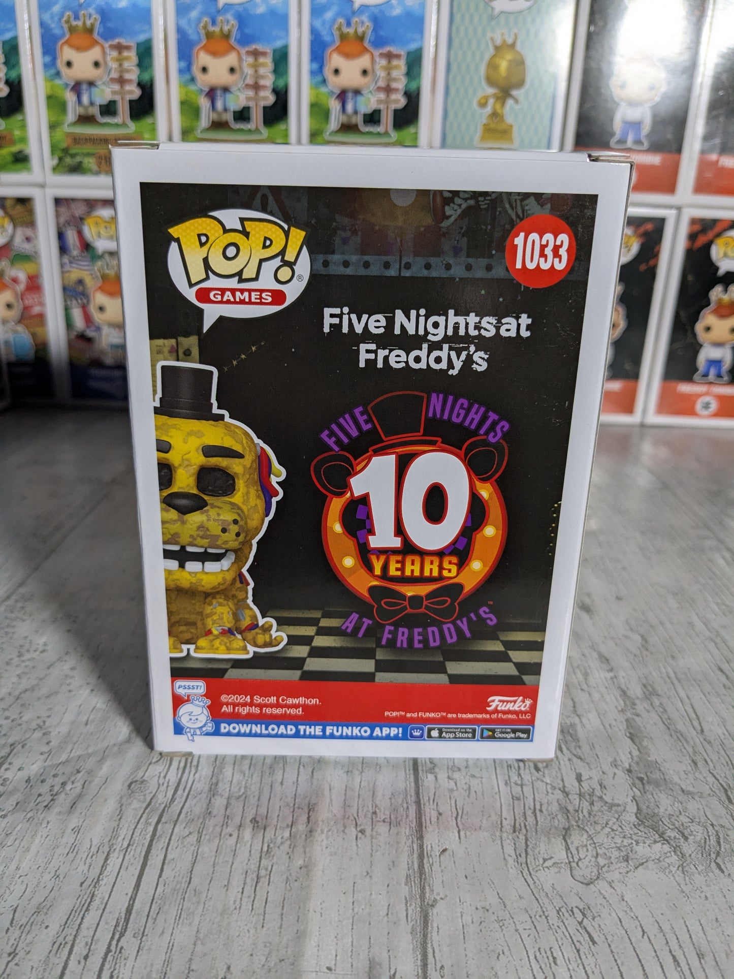 Funko pop 1033 : Withered Golden Freddy