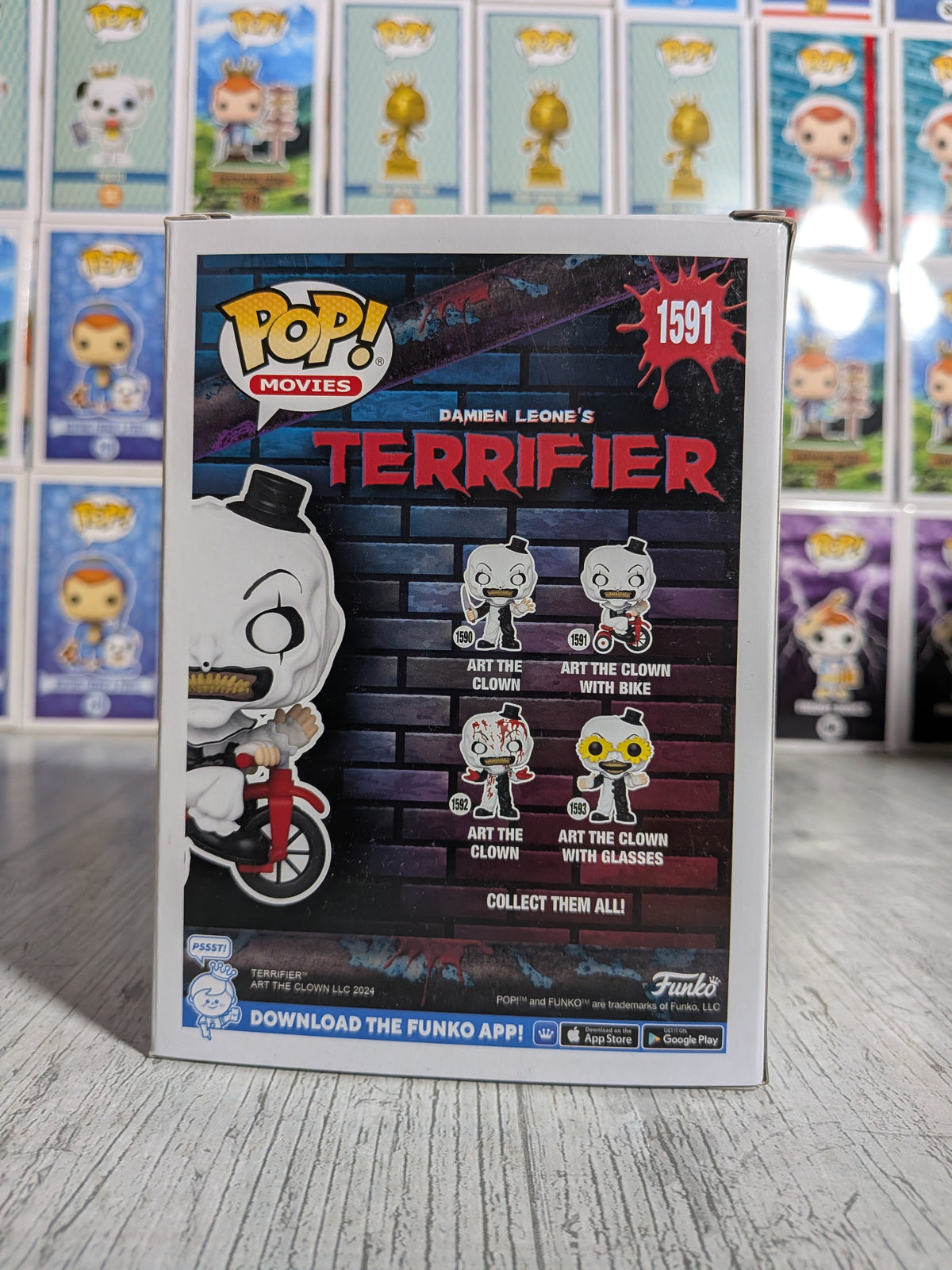 Funko Pop! Movies Terrifier #1591 - Art the Clown with Bike