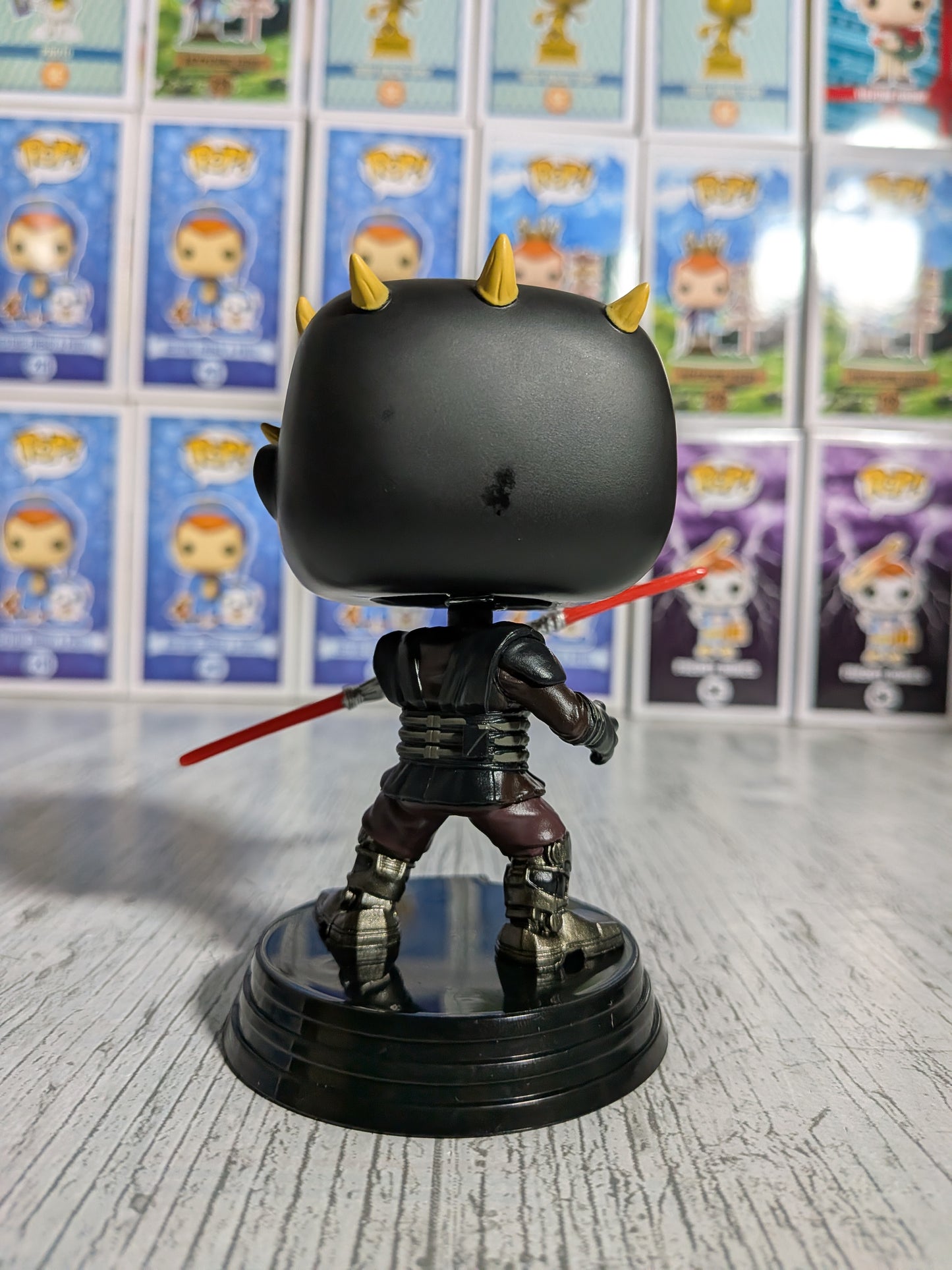 Funko Pop Star Wars - Darth Maul &amp; Gar Saxon (Leuchtend/Beschädigte Verpackung/Geöffnet)