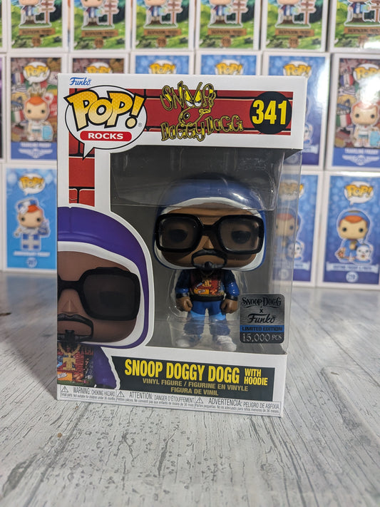 Funko pop Rocks #341 : Snoop Doggy Dogg with Hoodie (15000 PCS)