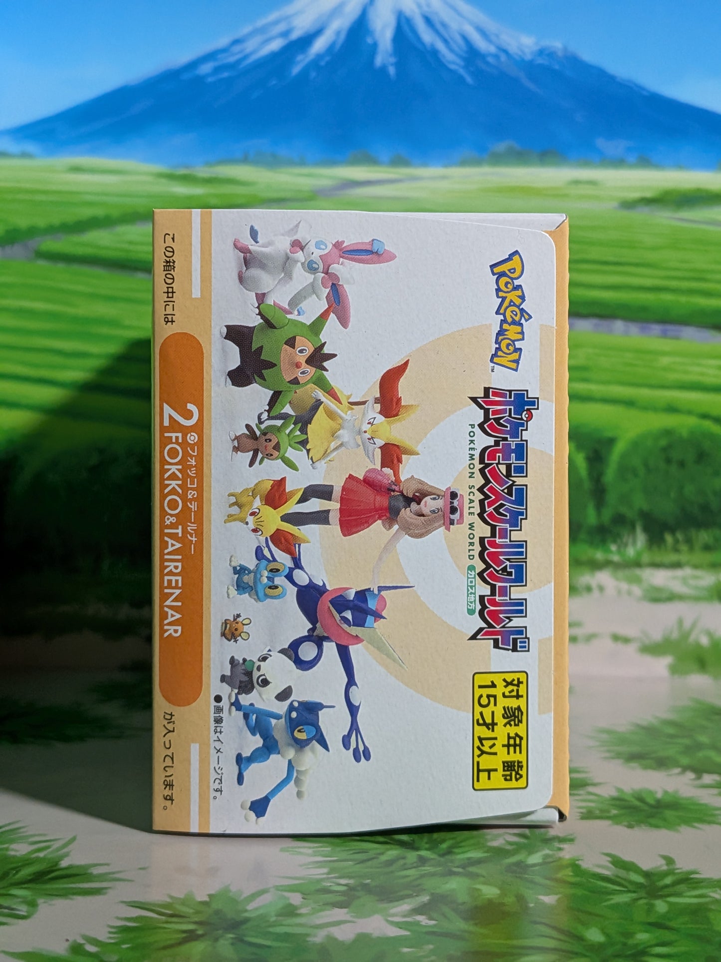 Pokémon Scale World Kalos - Feunnec & Roussil | Fennekin & Braixen (Neuf)