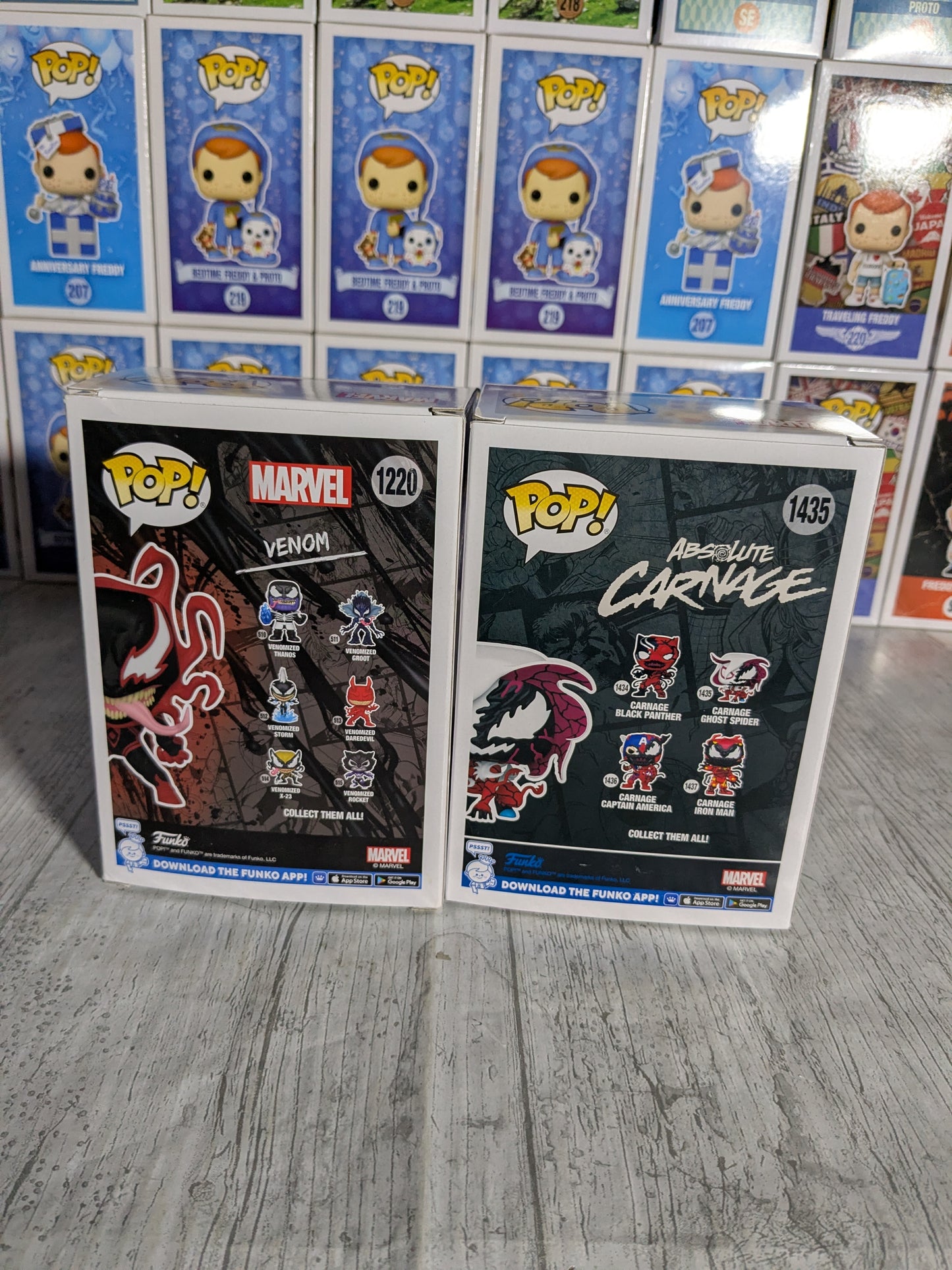 Funko pop Marvel Comics - Venom & Carnage Ghost Spider (Bundle)