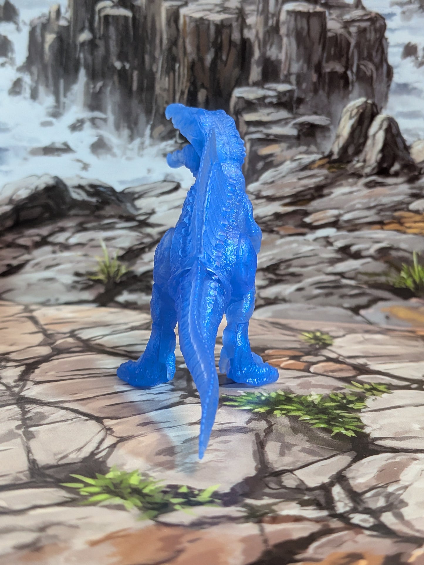 Blokees - Jurassic World Terraventure Ts01 - Spinosaurus (Translucent Blue) (~9cm)