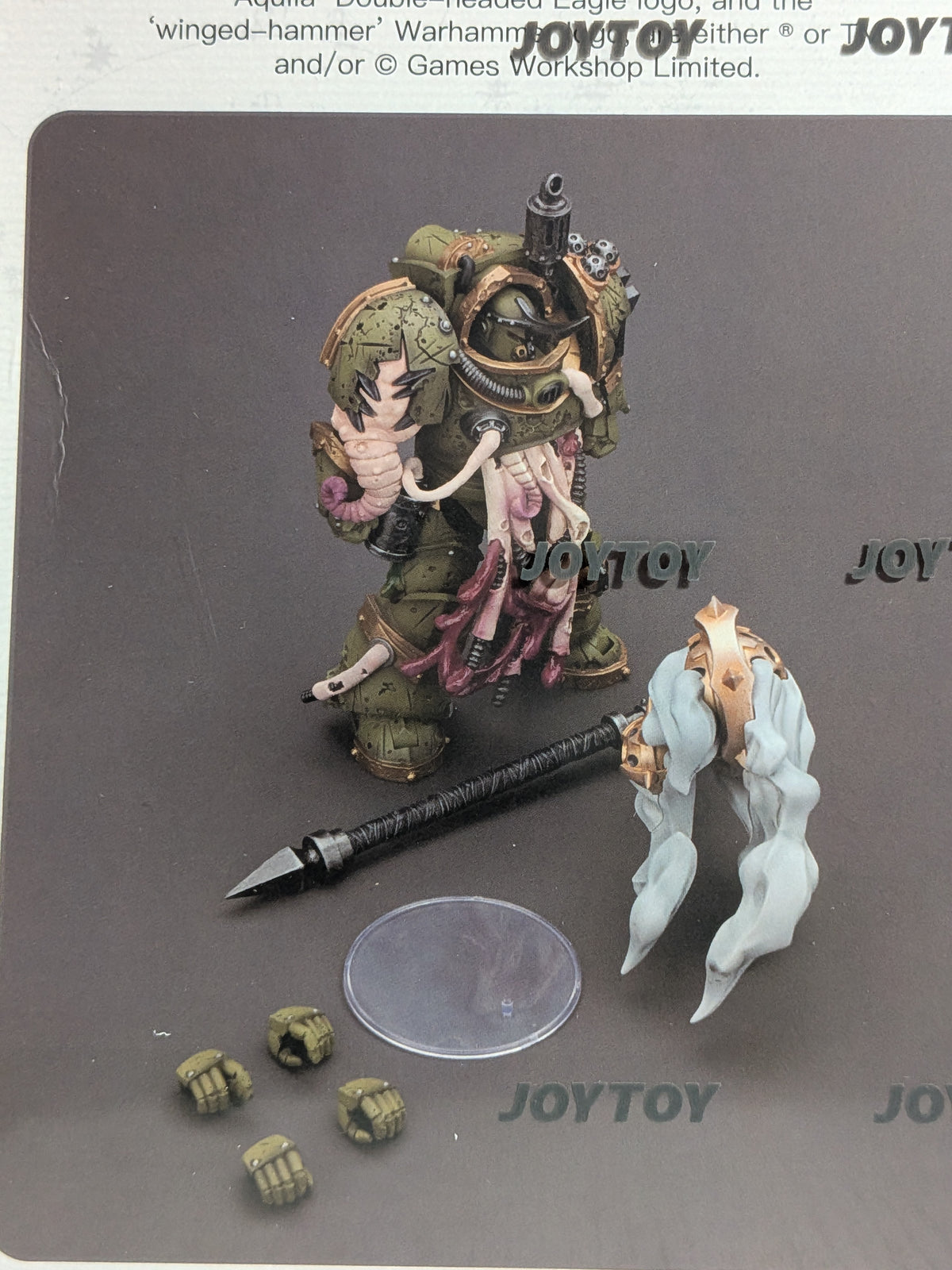 JoyToy Warhammer 40k - Death Guard Blightlord Terminator 2 (14.2cm)