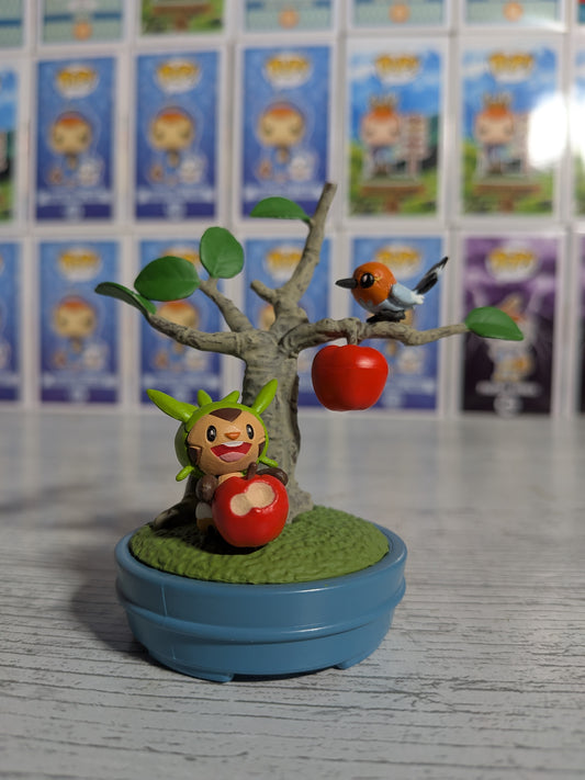 Re-Ment Pokémon - Marisson / Chespin & Passerouge / Fletchling - Pocket Bonsai 2