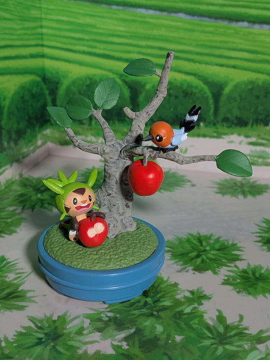 Re-Ment Pokémon - Marisson / Chespin & Passerouge / Fletchling - Pocket Bonsai 2