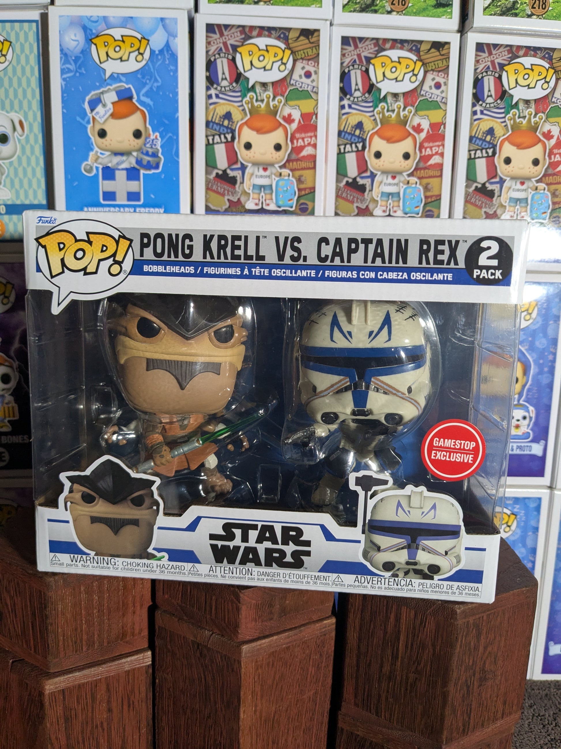 Funko pop : General Pong Krell vs Captain Rex (GameStop) - CapyToys