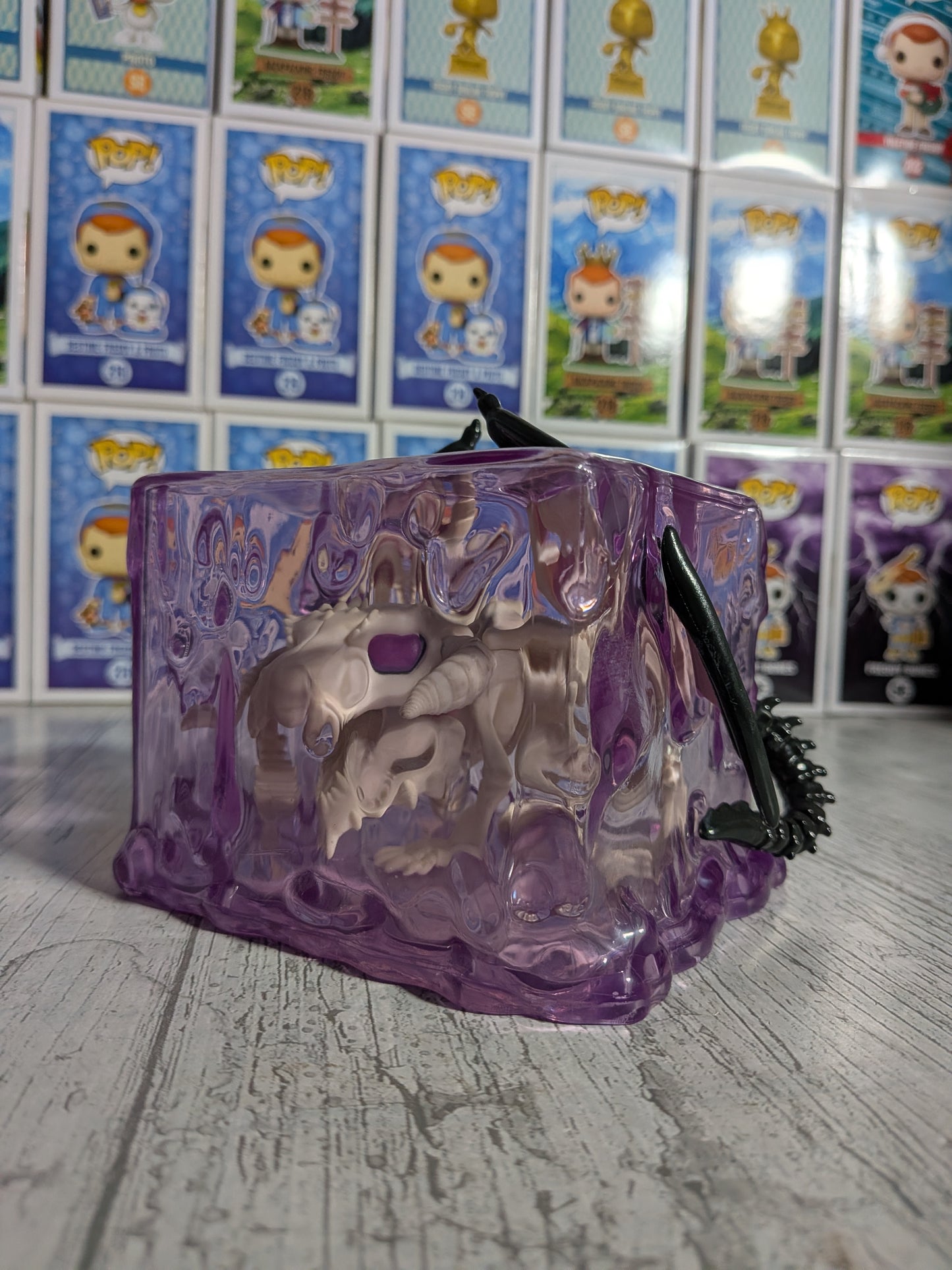 Funko Pop Games Dungeons &amp; Dragons #1069 - Gelatinewürfel mit Dracolich (Leuchtend/Geöffnet/Beschädigtes Plastik)