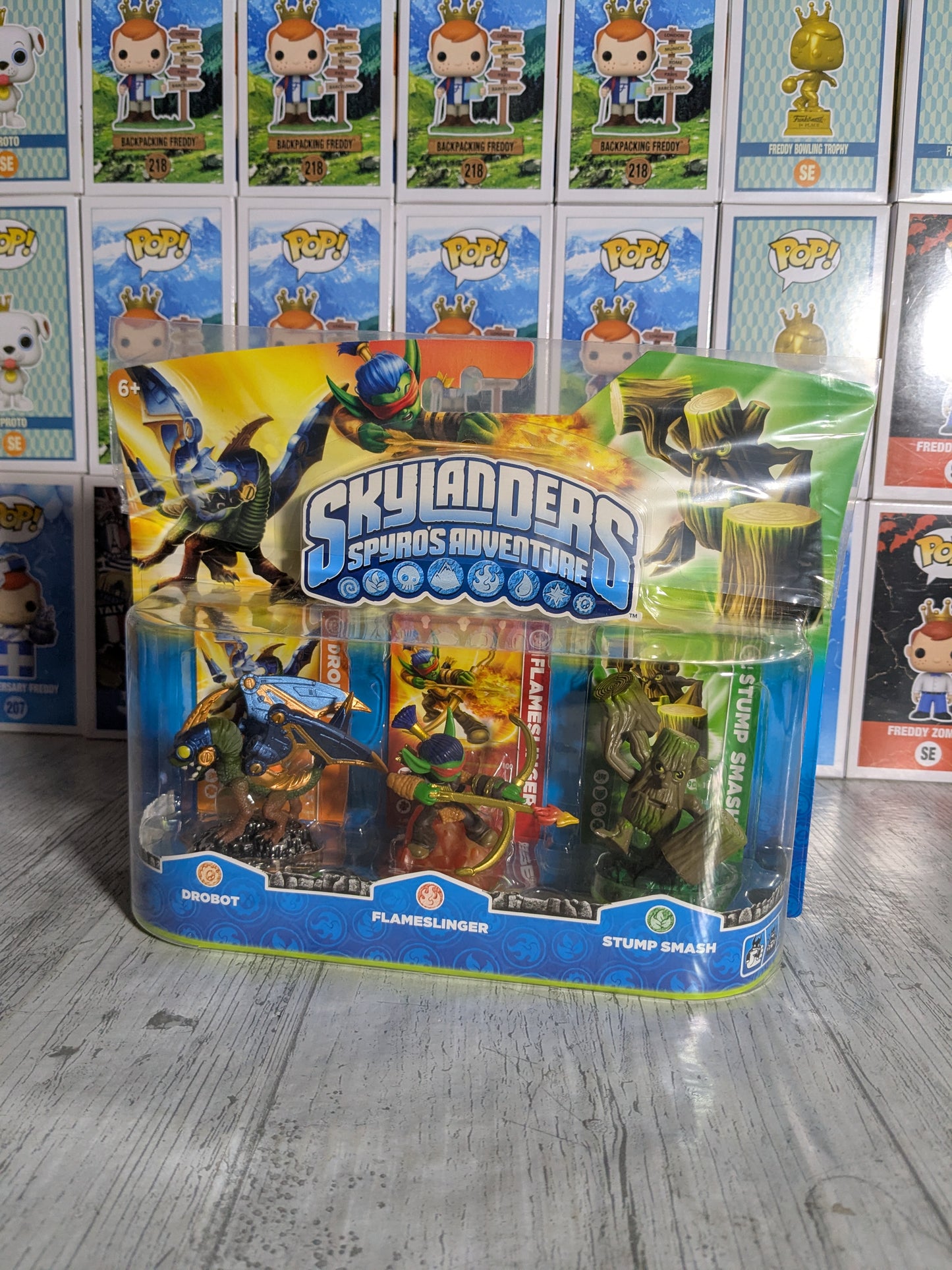 Skylanders : Drobot / Flameslinger / Stump Smash