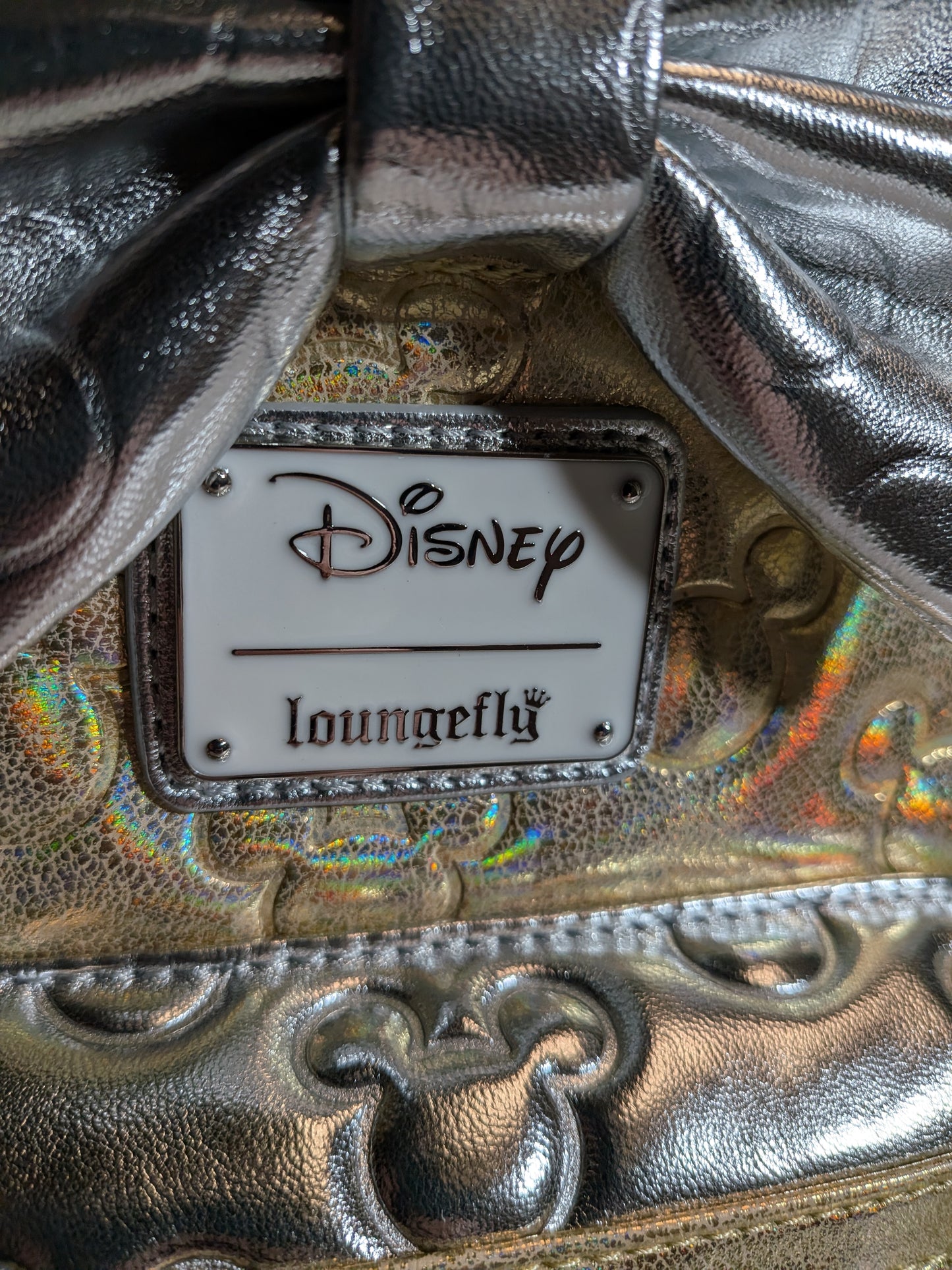 Loungefly Disney - Minnie Mouse Metallic Stepp-Mini-Rucksack 🎀