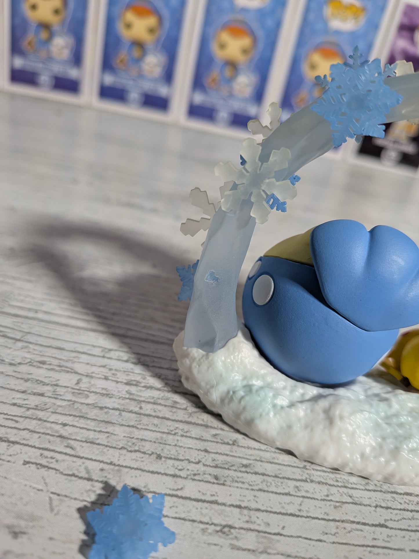 Re-Ment Pokémon - Pikachu & Obalie / Spheal - Circular Diorama (Lire description)