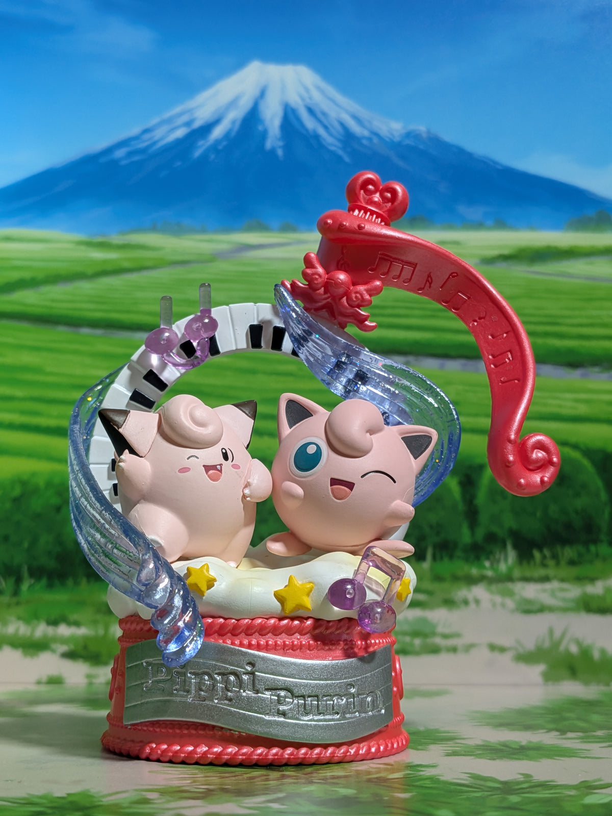 Re-Ment Pokémon Pop Melody Collection - Mélofée & Rondoudou / Clefairy & Jigglypuff (~10 cm)