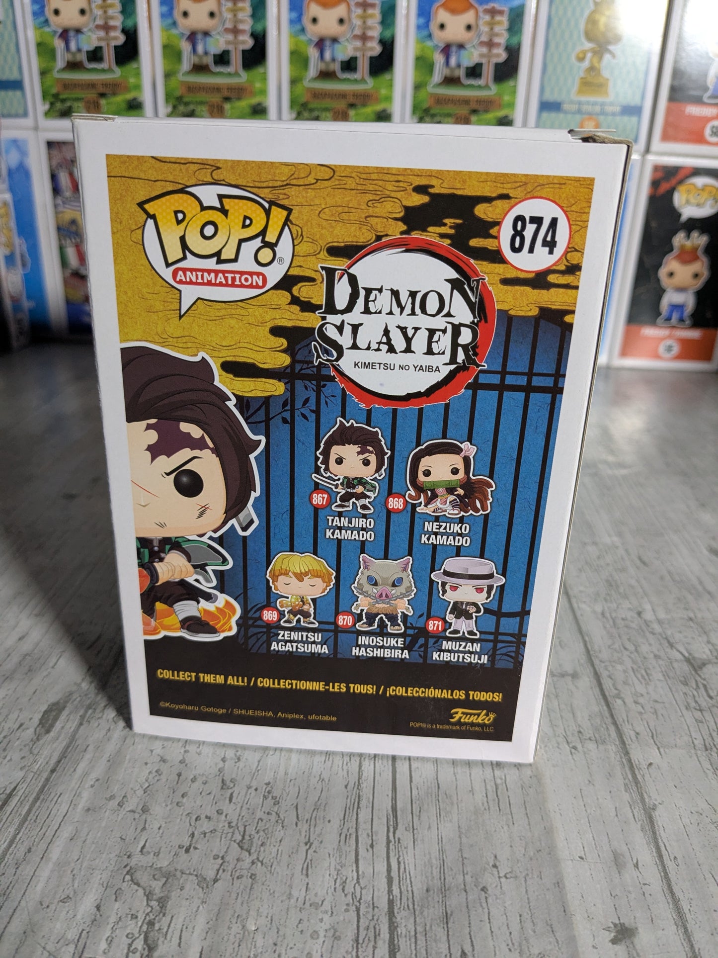 Funko pop 874 : Tanjiro Kamado (Hinokami Kagura Dance)