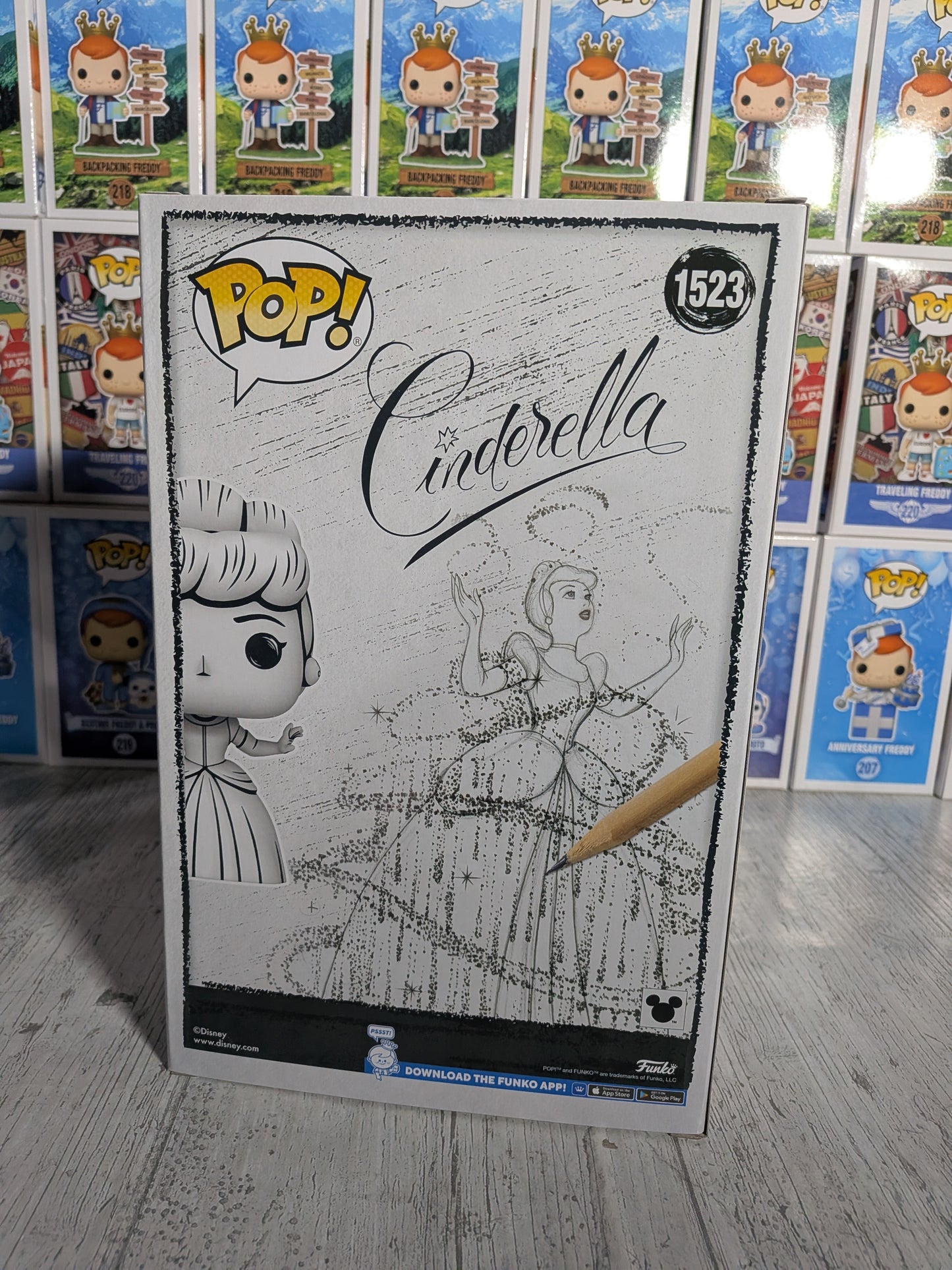 Funko pop Disney #1523 - Cinderella (Sketched)