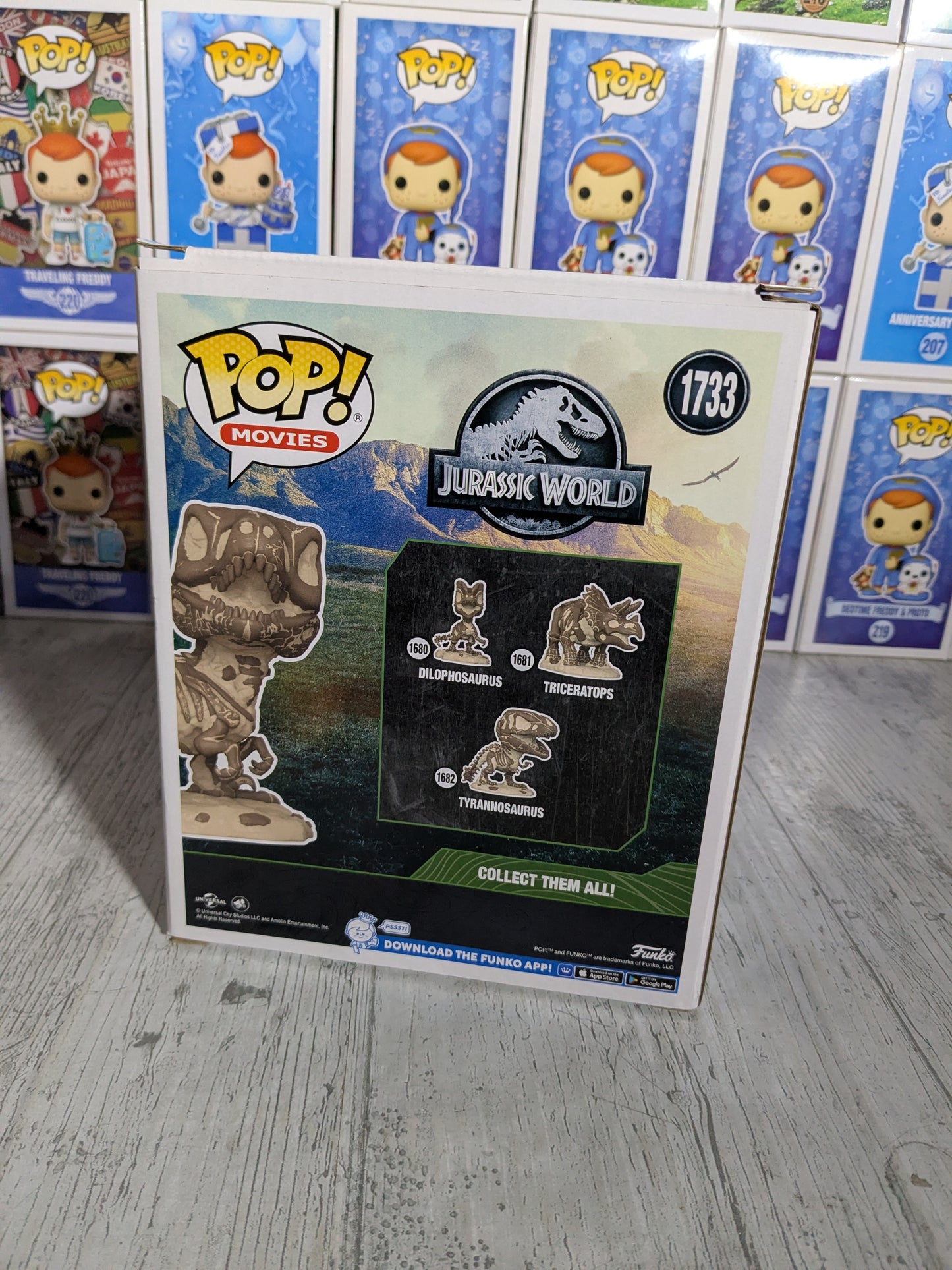 Funko pop Jurassic World #1733 - Velociraptor (Fossil)