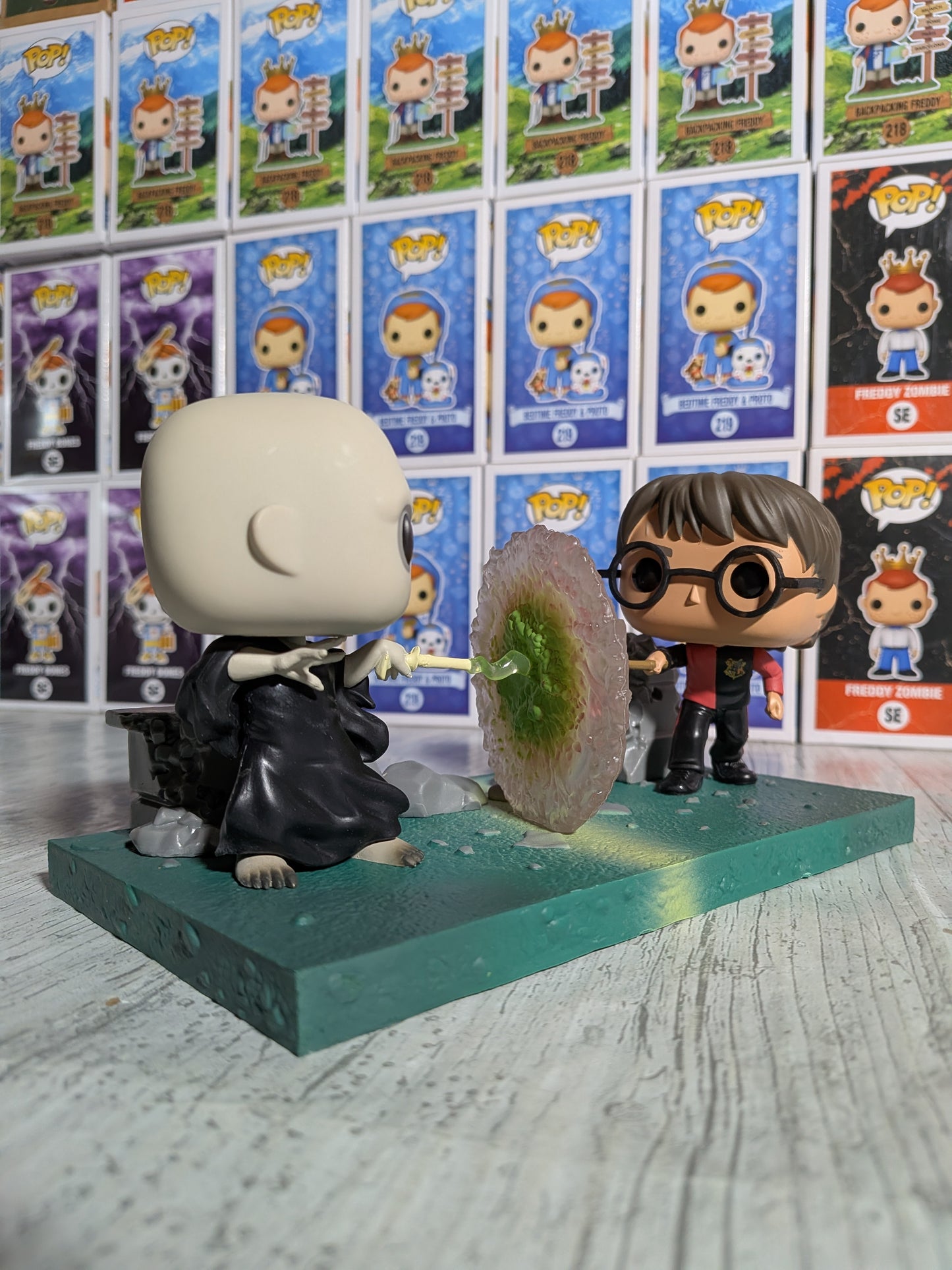Funko Pop Moment Harry Potter #119 - Harry vs Voldemort (Geöffnete/Beschädigte Verpackung)