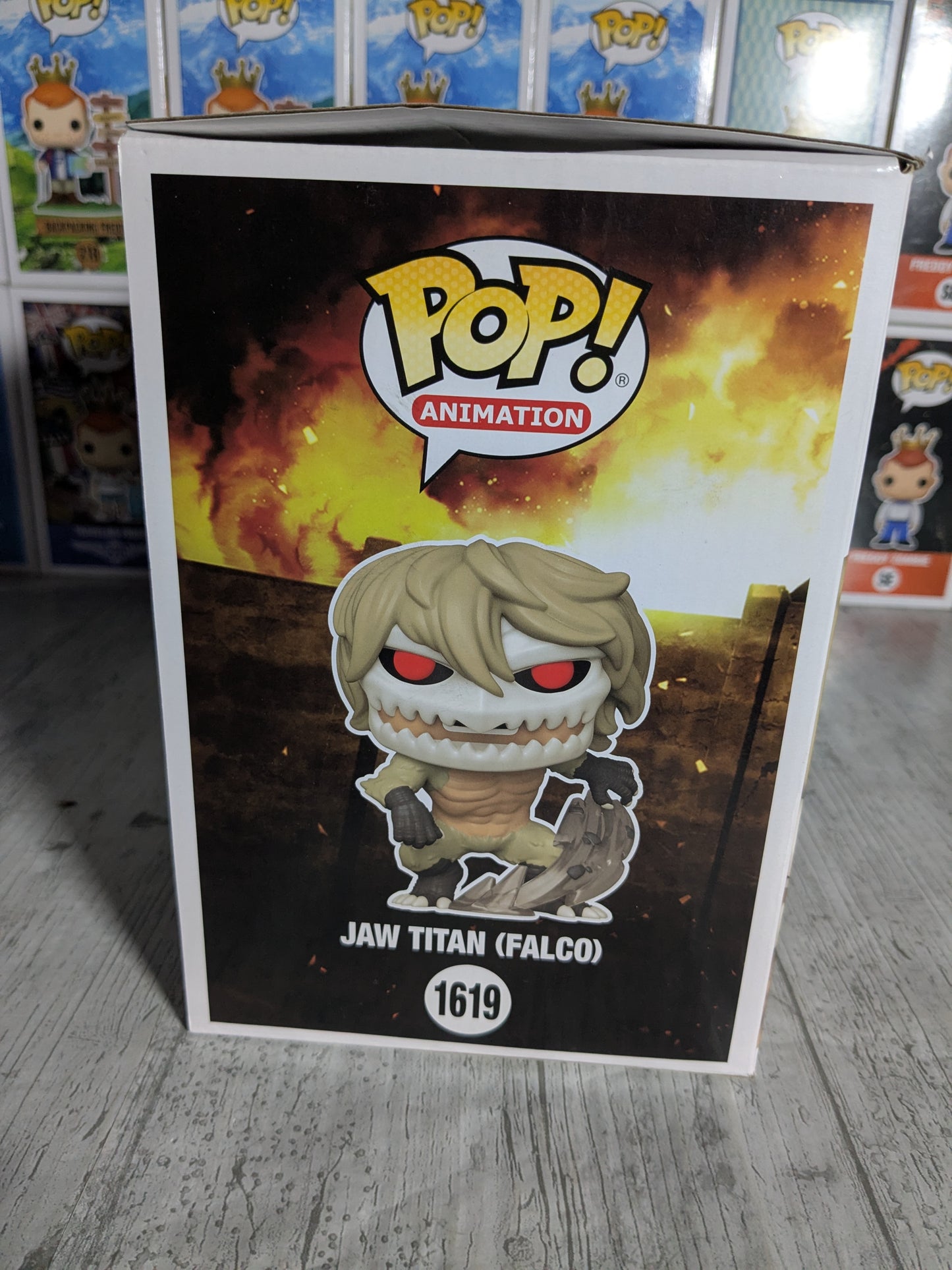 Funko pop 1619 : Jaw Titan (Damaged Box / Opened)
