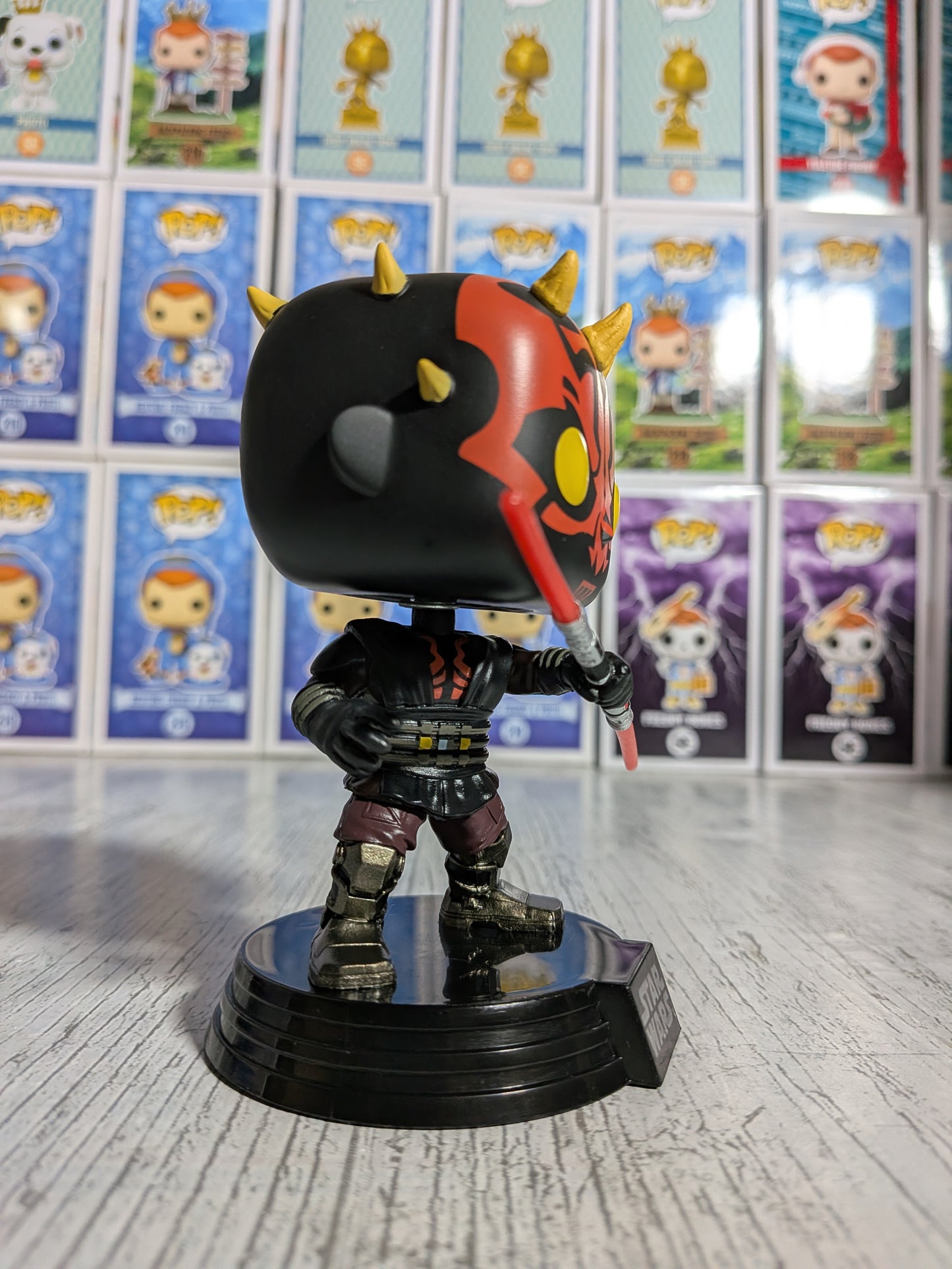 Funko Pop Star Wars - Darth Maul &amp; Gar Saxon (Leuchtend/Beschädigte Verpackung/Geöffnet)