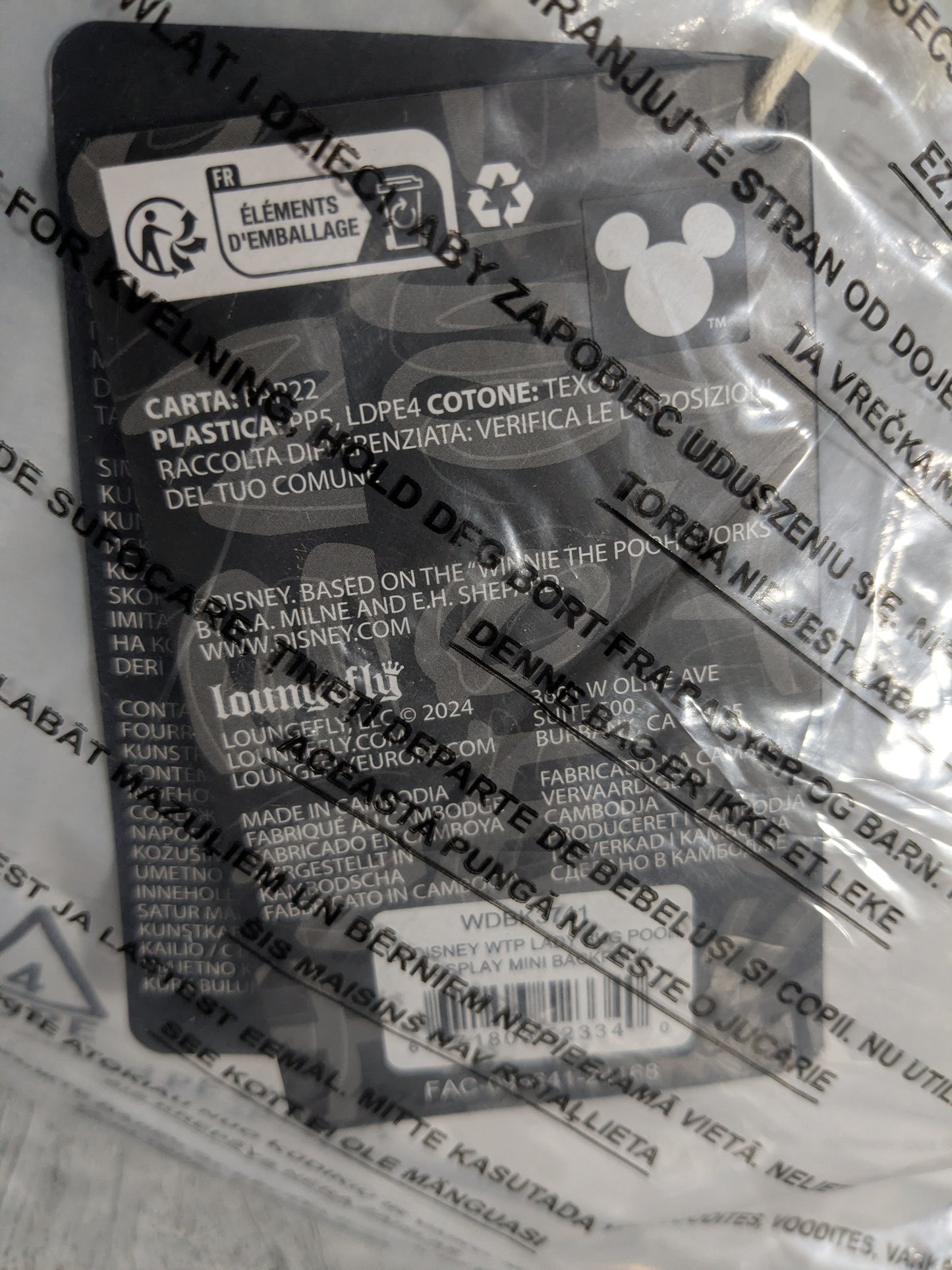 Loungefly : Ladybug Pooh Cosplay Mini Backpack 🐞