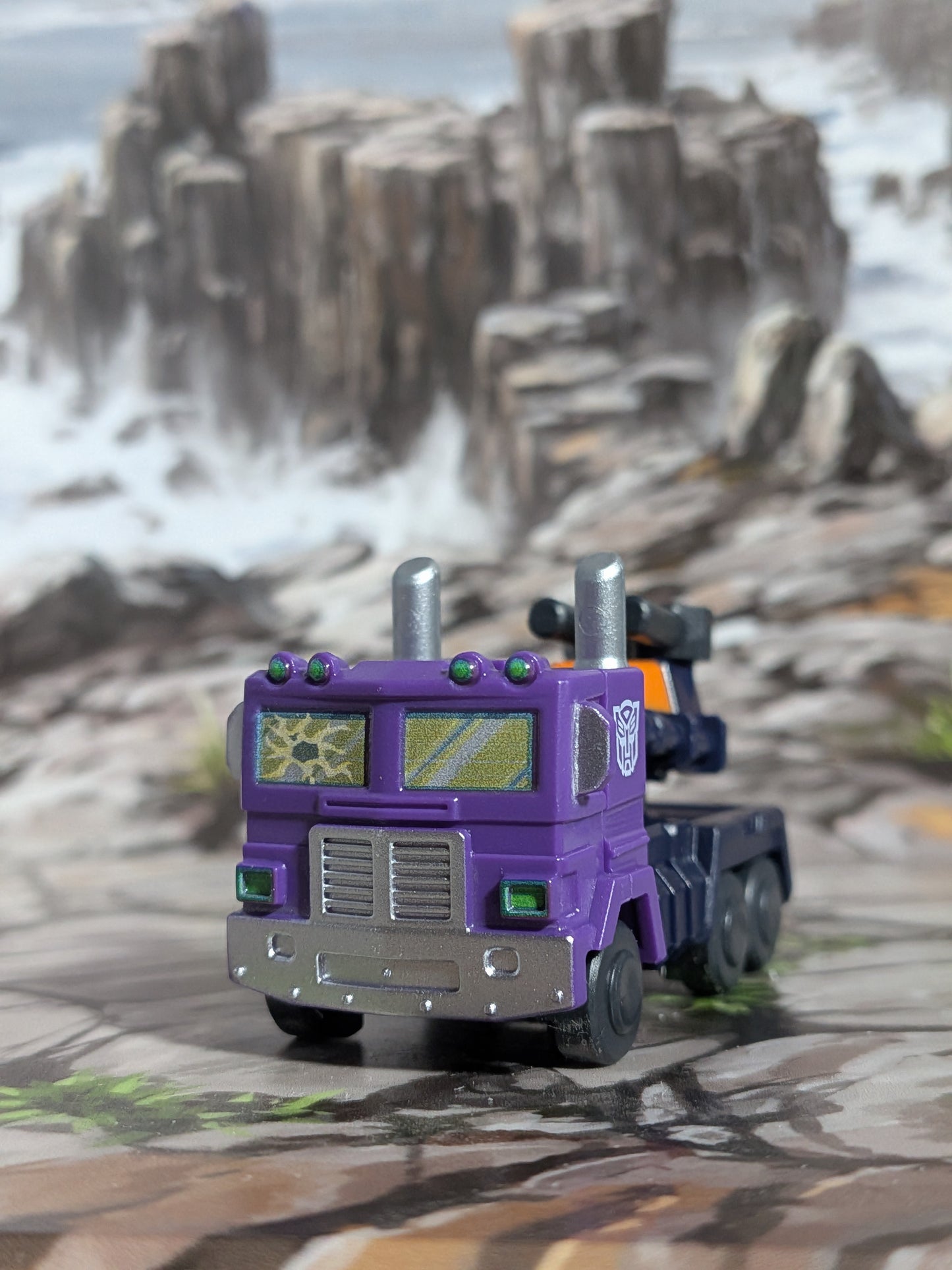 Blokees - Transformers - Shattered Glass Optimus Prime (Heavy Metal War) — Véhicule & Jeton Collector