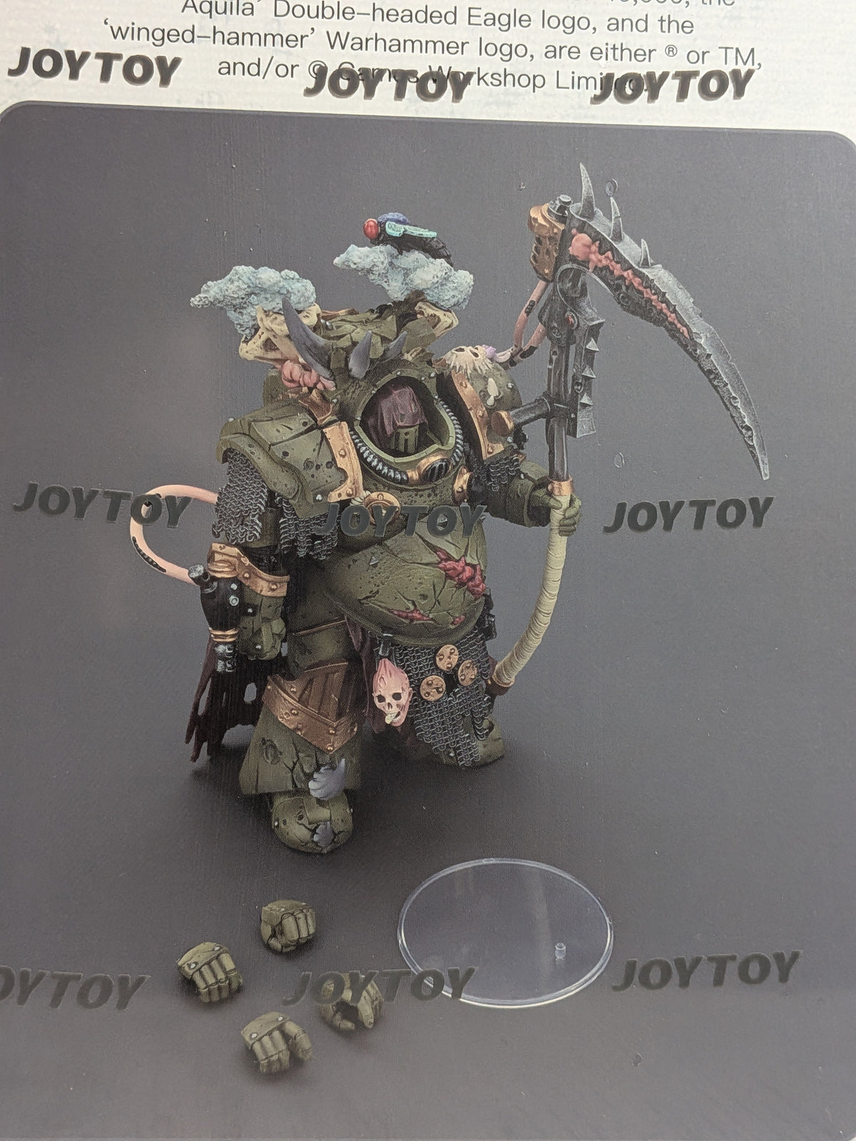JoyToy Warhammer 40k - Death Guard Deathshroud Terminator 1 (14cm)