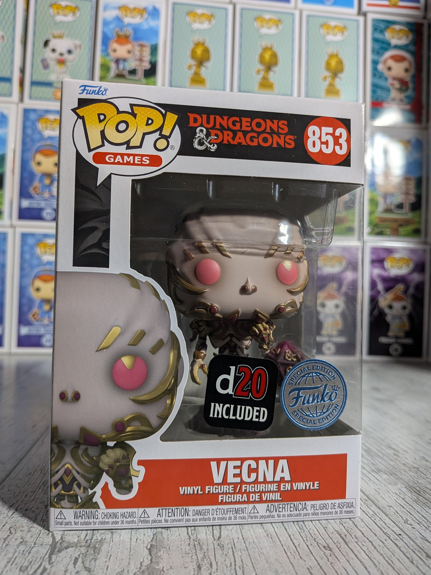 Funko Pop Games Dungeons &amp; Dragons #853 - Vecna ​​(D20)