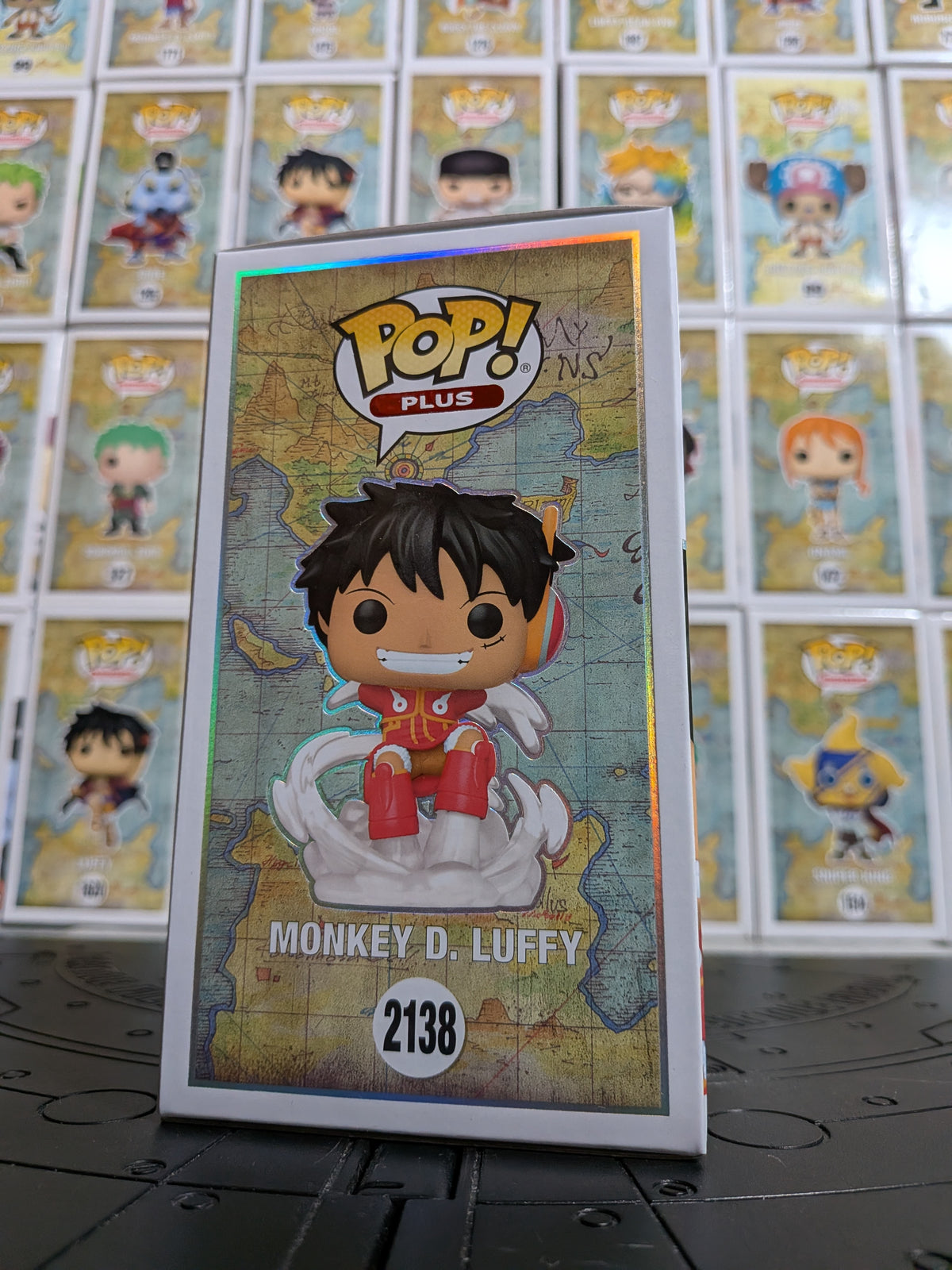 Funko Pop! Plus One Piece #2138 - Monkey D. Luffy (Metallic/Special Edition)