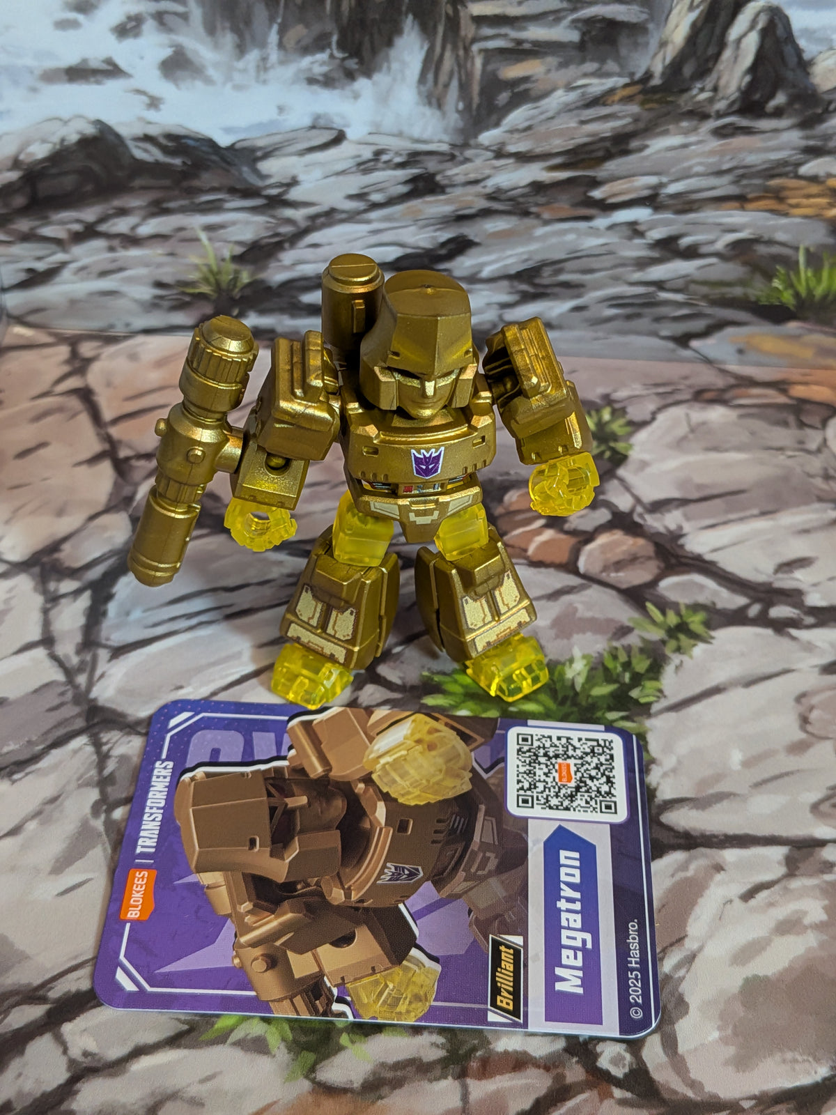 Blokees - Transformers Heavy Metal War (DV03) - Brilliant Megatron (~4-6cm)