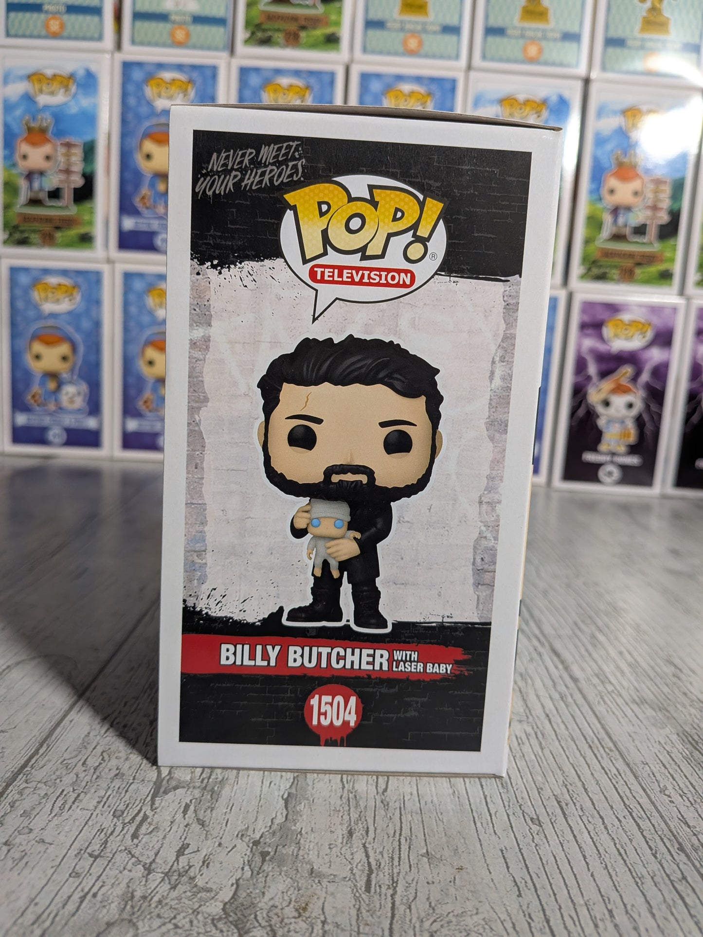 Funko pop The Boys #1504 - Billy Butcher with Laser Baby (NMG)
