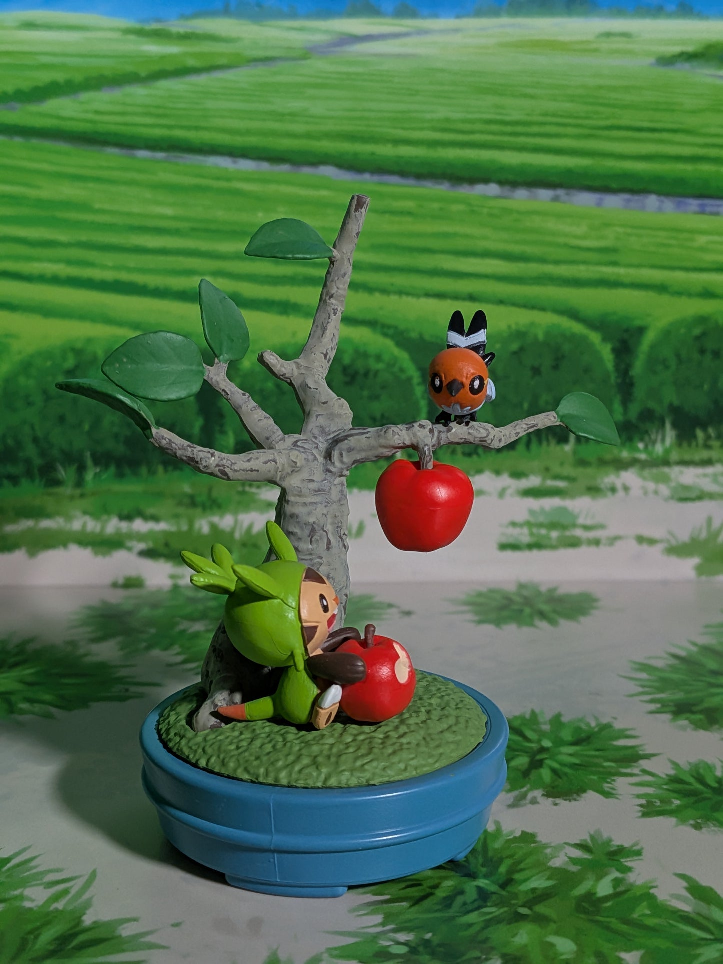 Re-Ment Pokémon - Marisson / Chespin & Passerouge / Fletchling - Pocket Bonsai 2