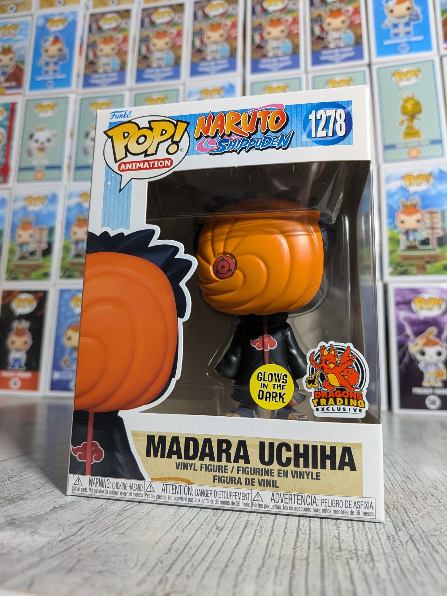 Funko Pop Animation #1278 - Madara Uchiha (Glow/DTE)