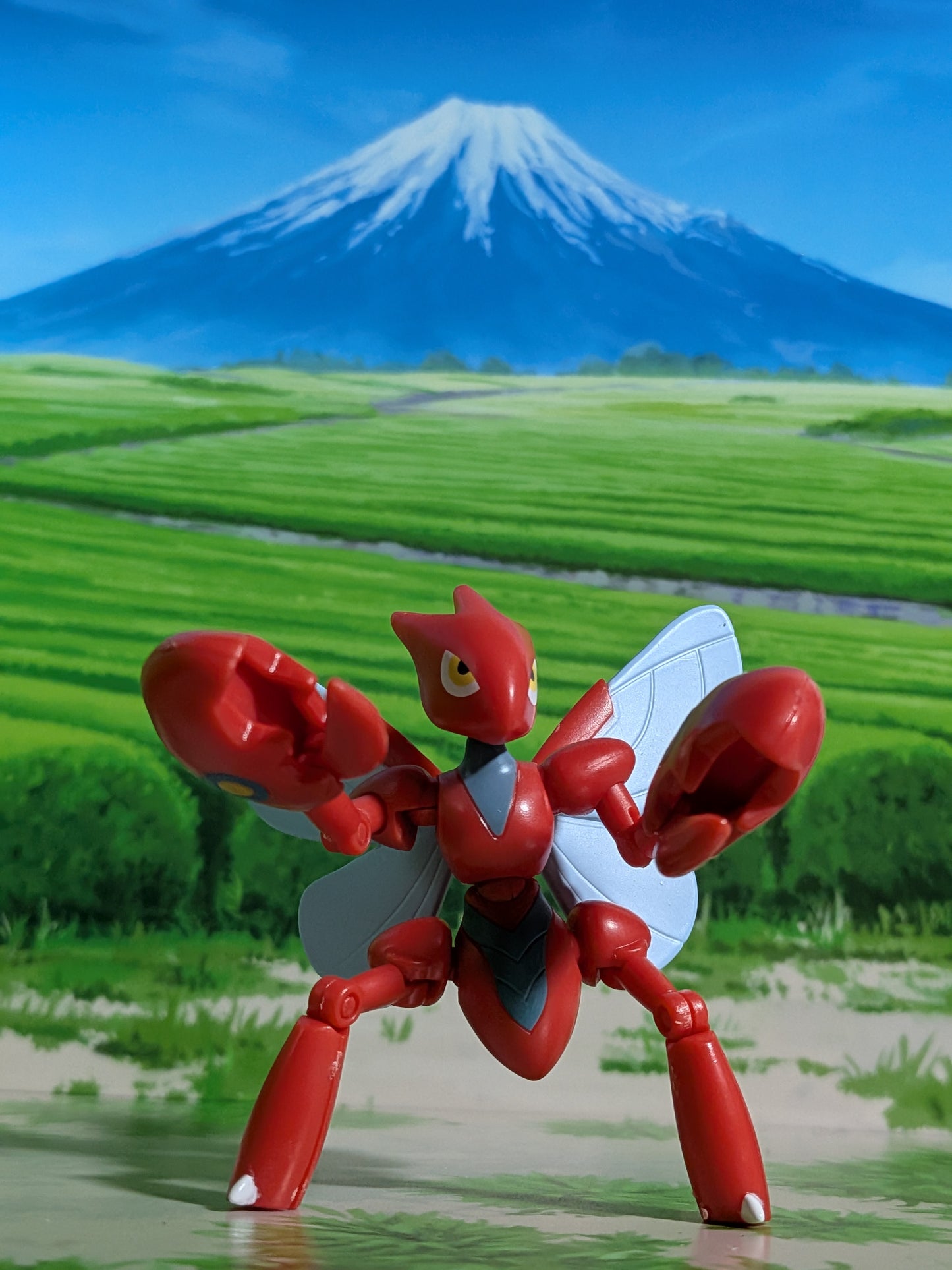 SHODO Pokémon 2 - Cizayox | Scizor (Figurine + Accessoire)