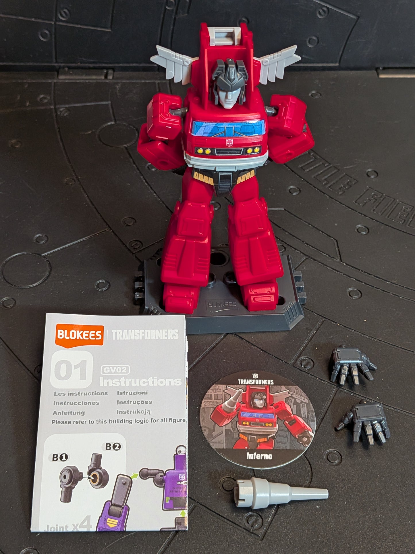 Blokees - Transformers Galaxy Version 02 - Inferno (~10-12cm)