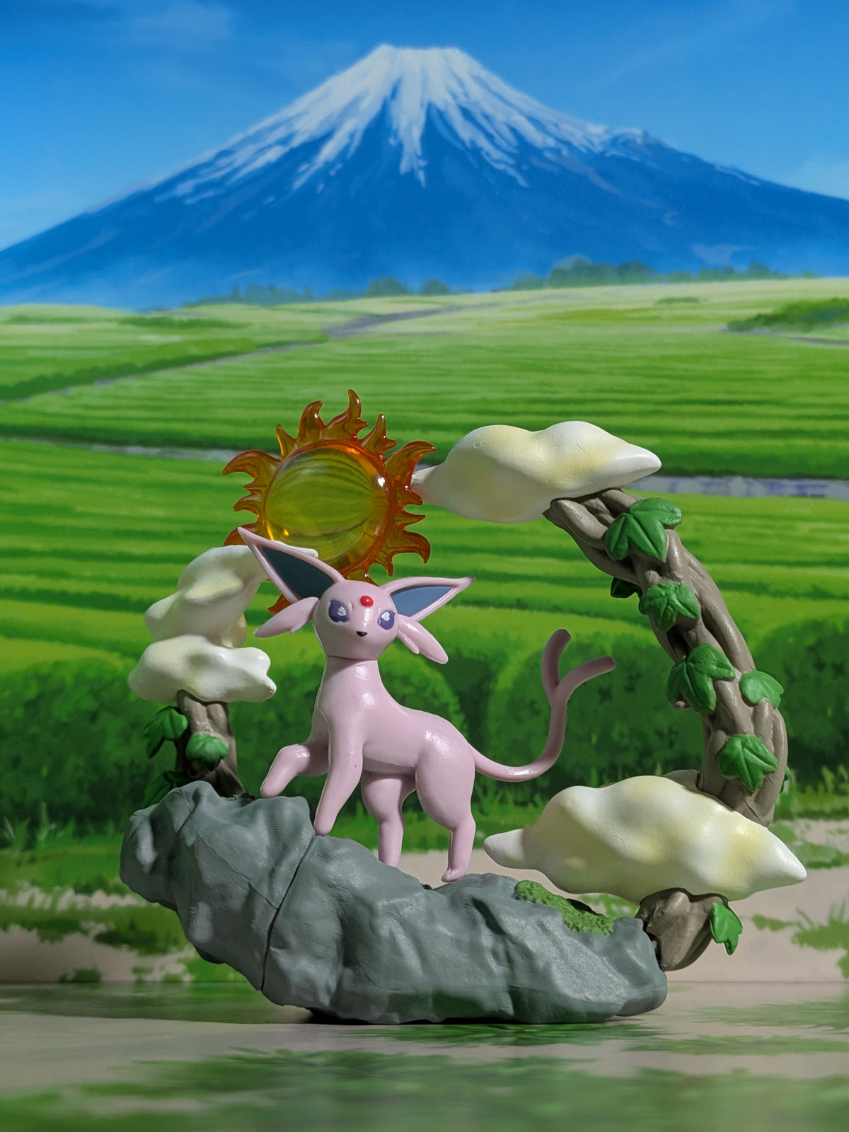 Re-Ment Pokémon - Espeon - Diorama circolare