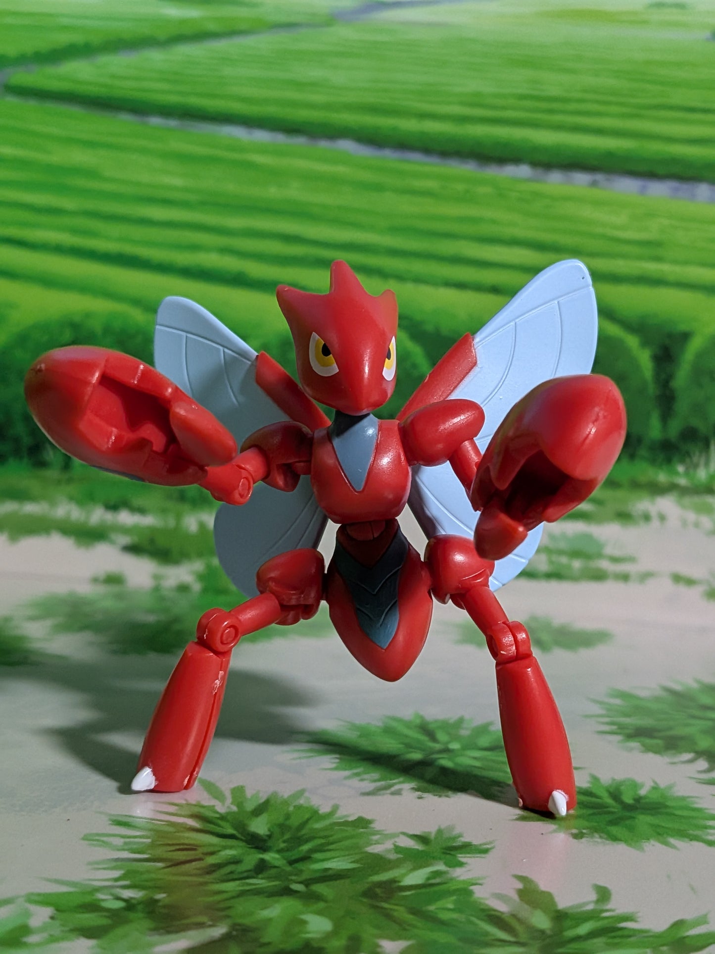 SHODO Pokémon 2 - Cizayox | Scizor (Figurine + Accessoire)