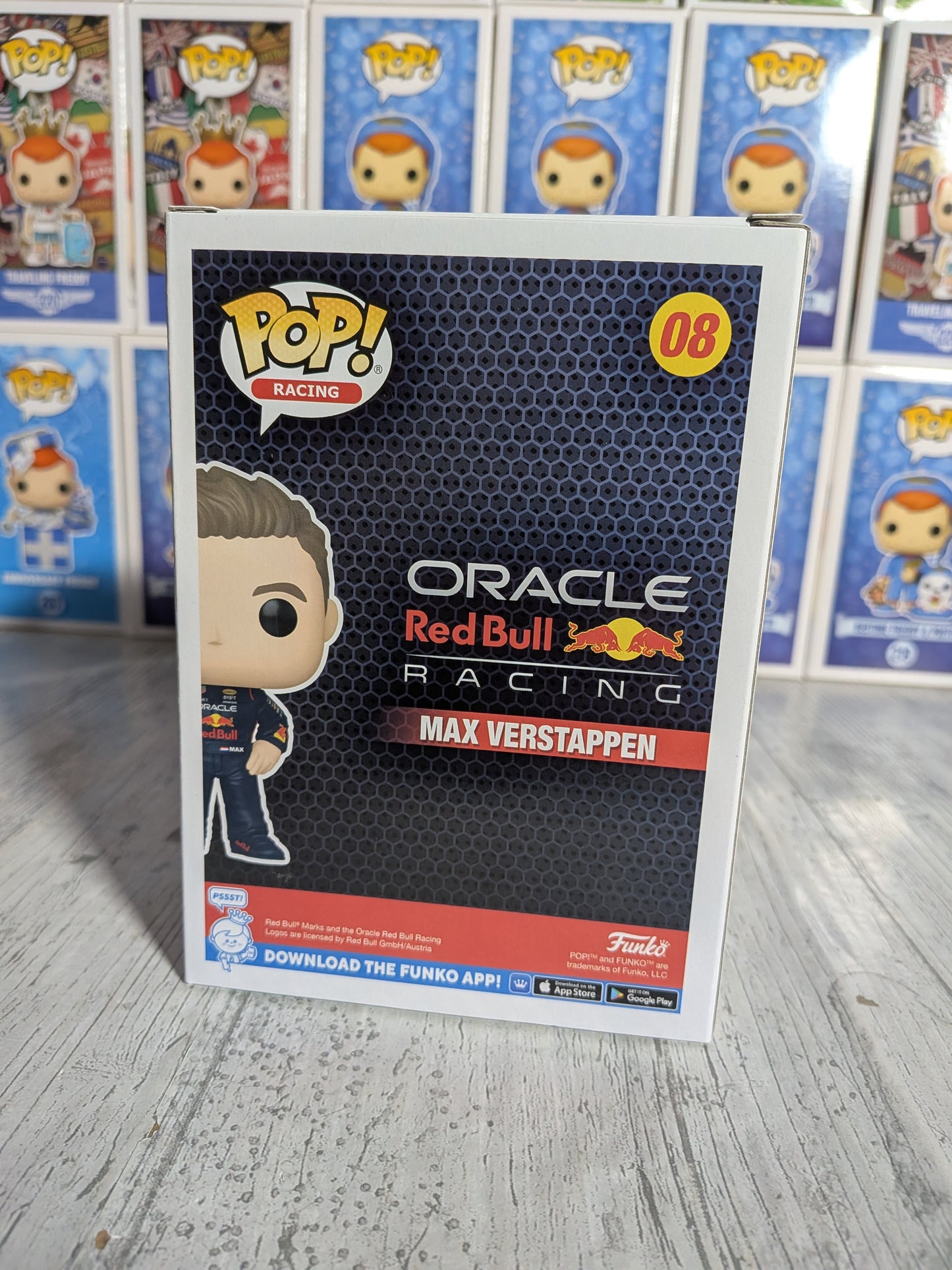 Funko pop Racing #08 - Max Verstappen with Helmet